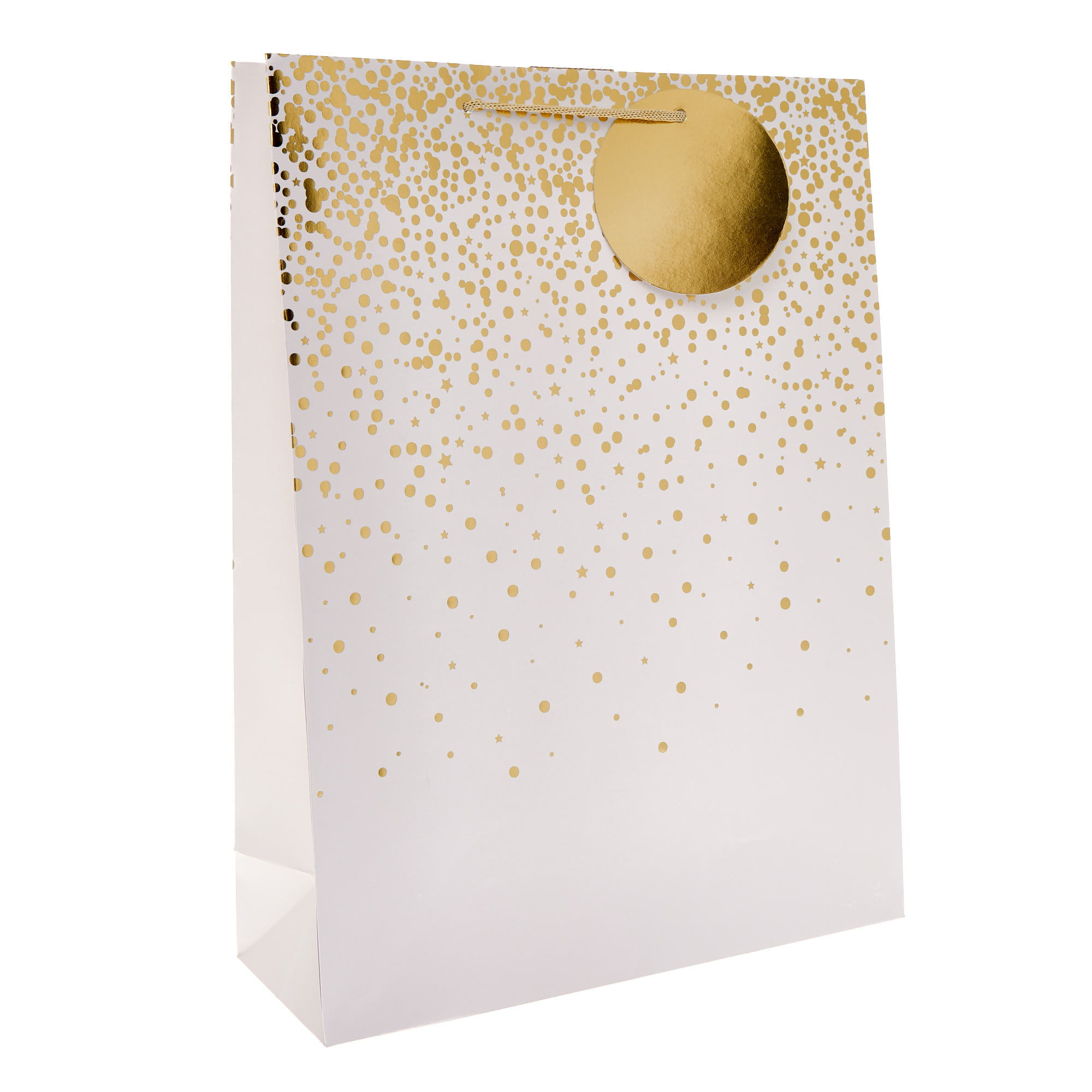 Gold Speckle Gift Bags - Multipack of 5
