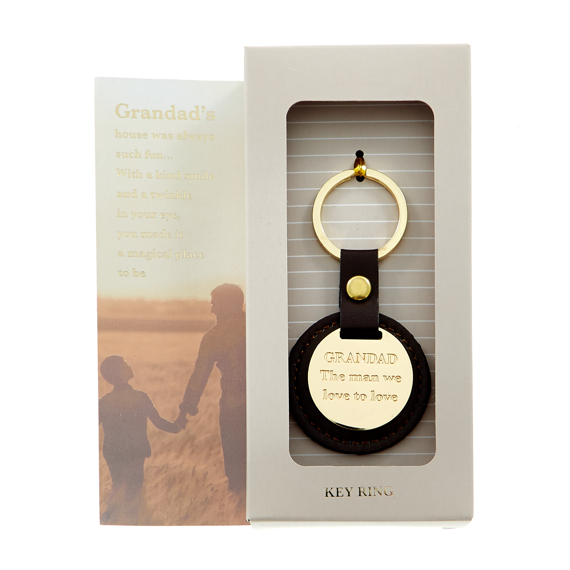 Grandad The Man We Love To Love Keyring