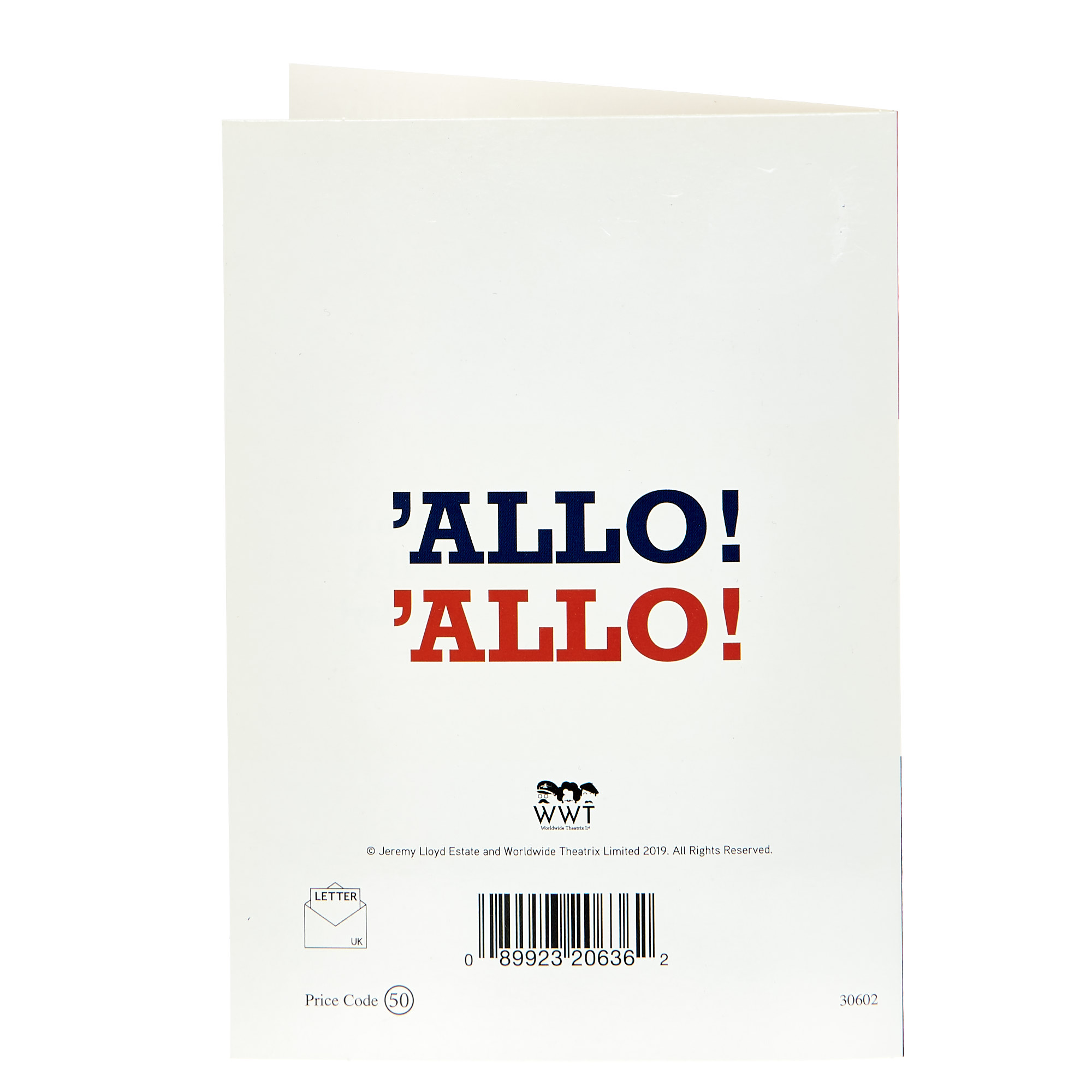 Allo 'Allo! Birthday Card - Dreams Come True