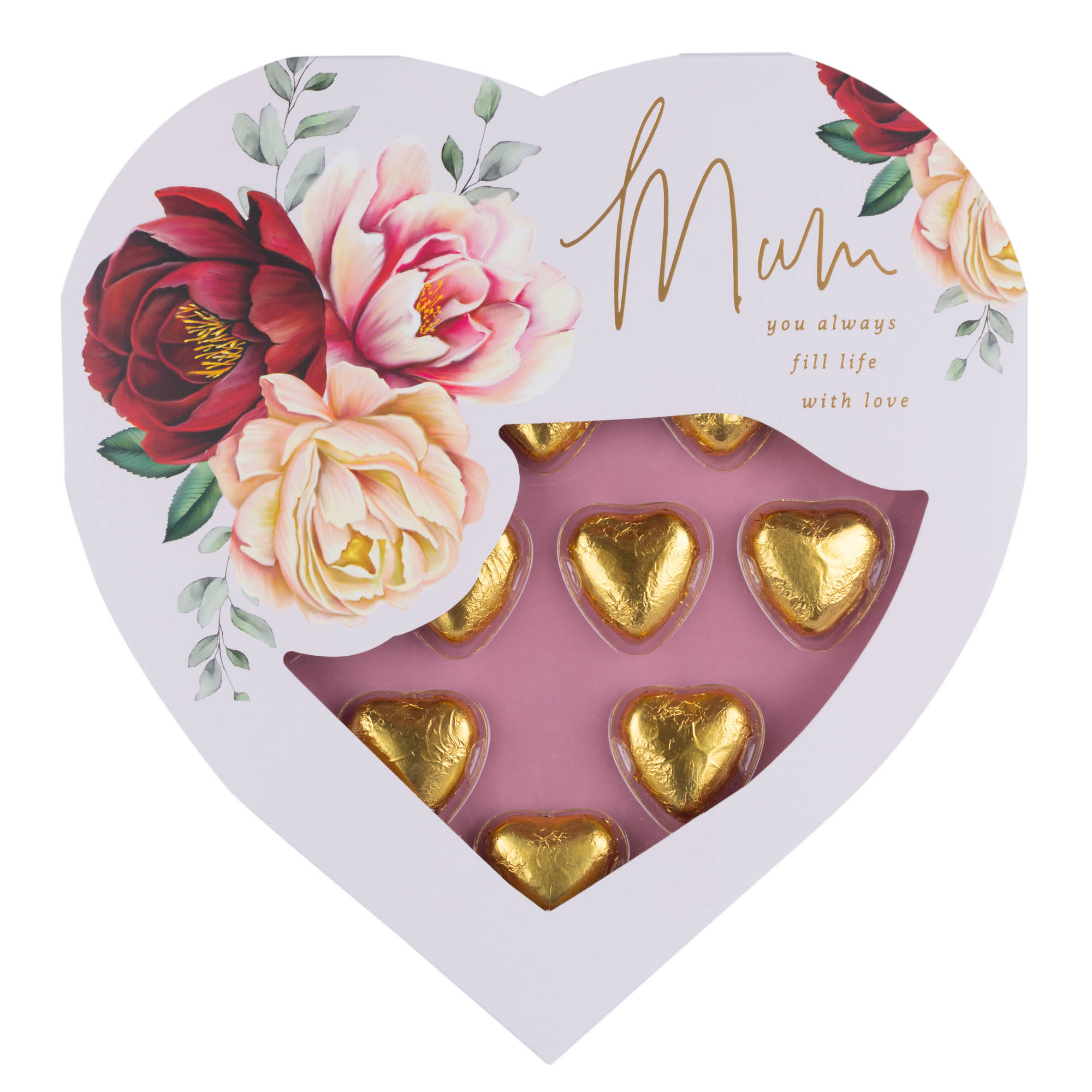Special Mum Floral Balloon & Chocolate Hearts - Pre-Order For Mother's Day!