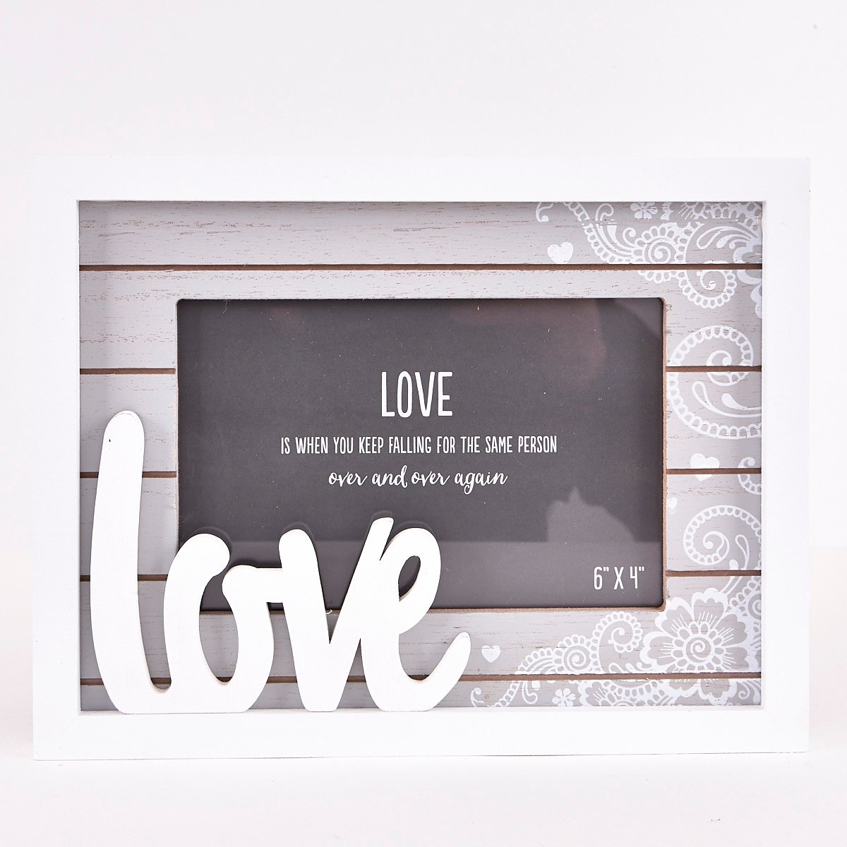 Wooden 'Love' Photo Frame