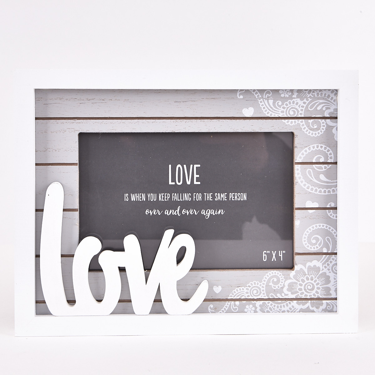 Wooden 'Love' Photo Frame