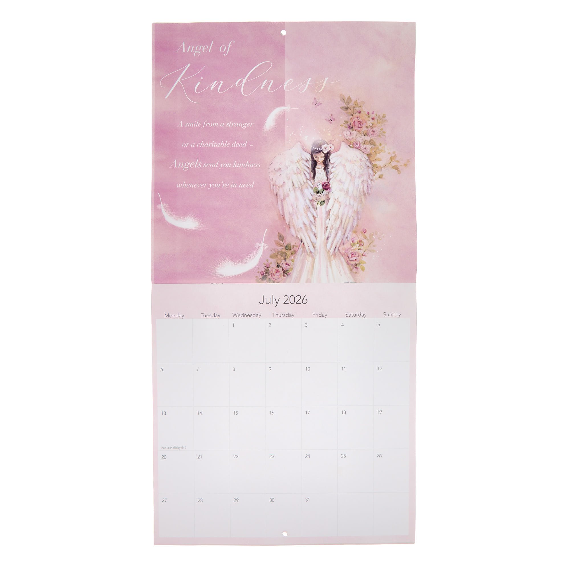 The Angels 2026 Square Wall Calendar
