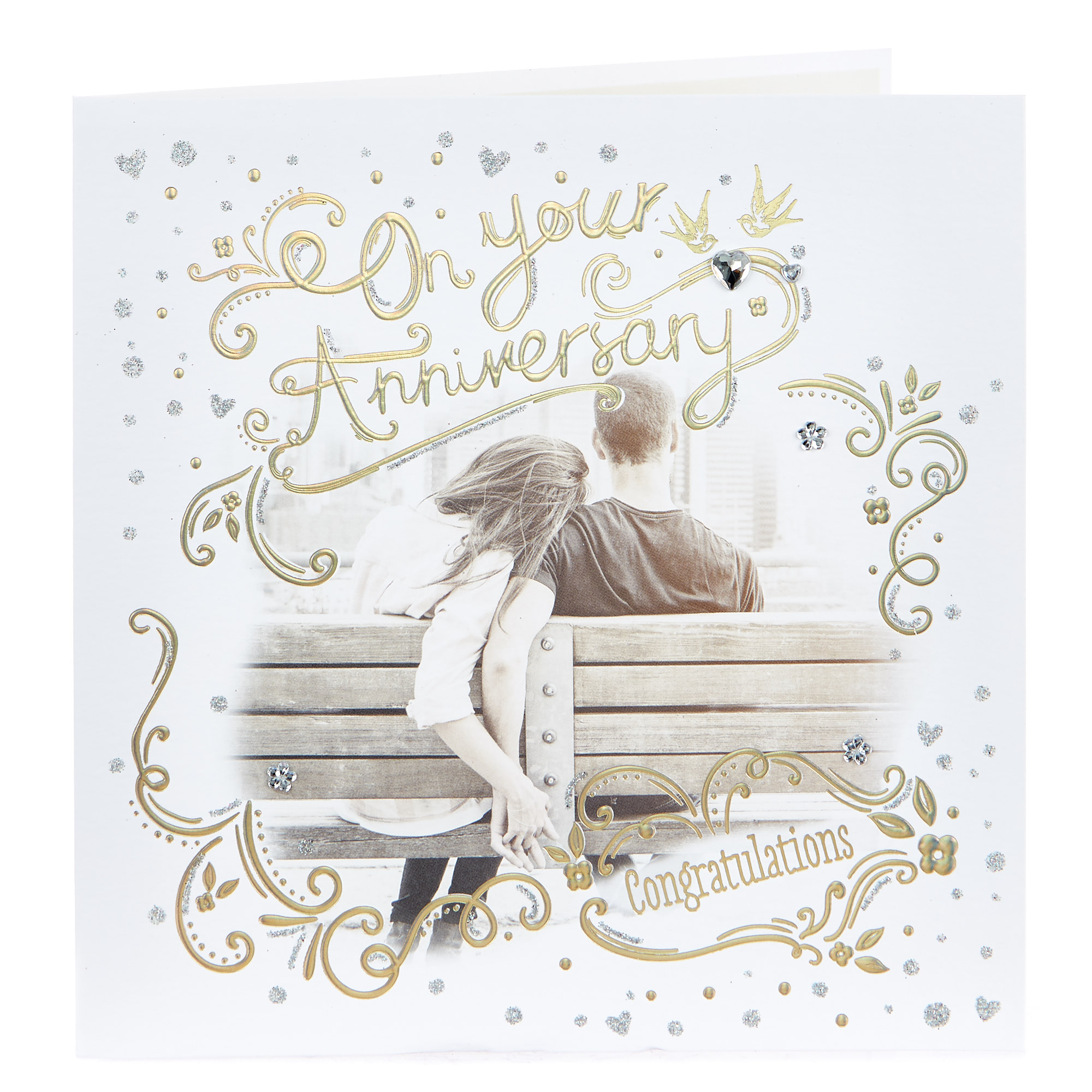 Buy Exquisite Collection Anniversary Card - Congratulations for GBP 1. ...