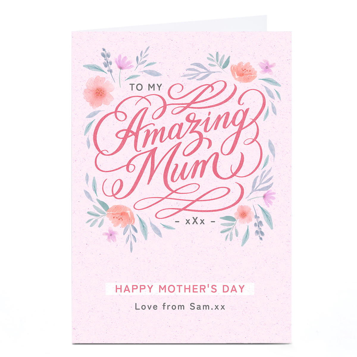 Personalised Dalia Clark Mother's Day Card - Amazing Mum
