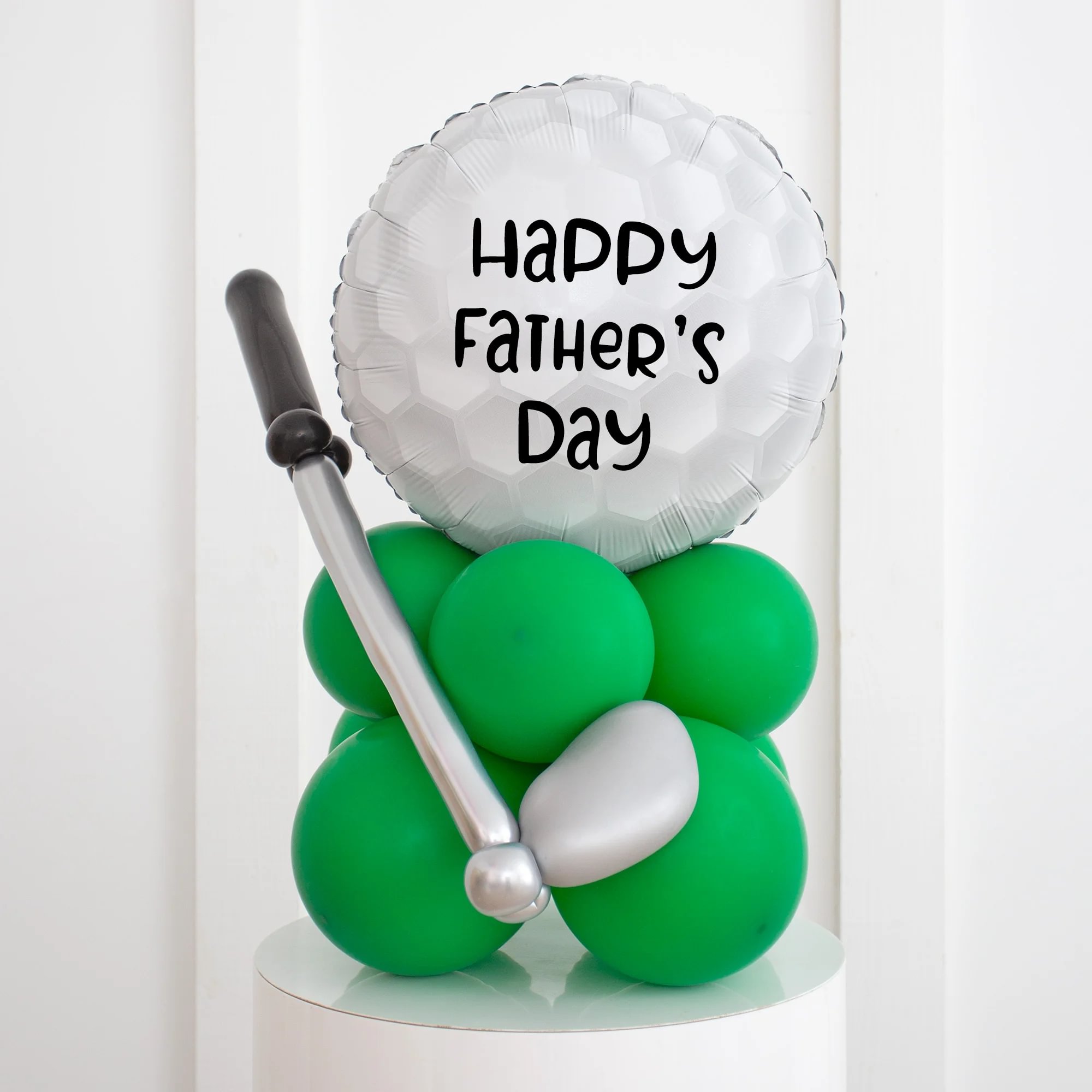 Personalised Happy Father's Day Golfing Bubble Balloon Stack 