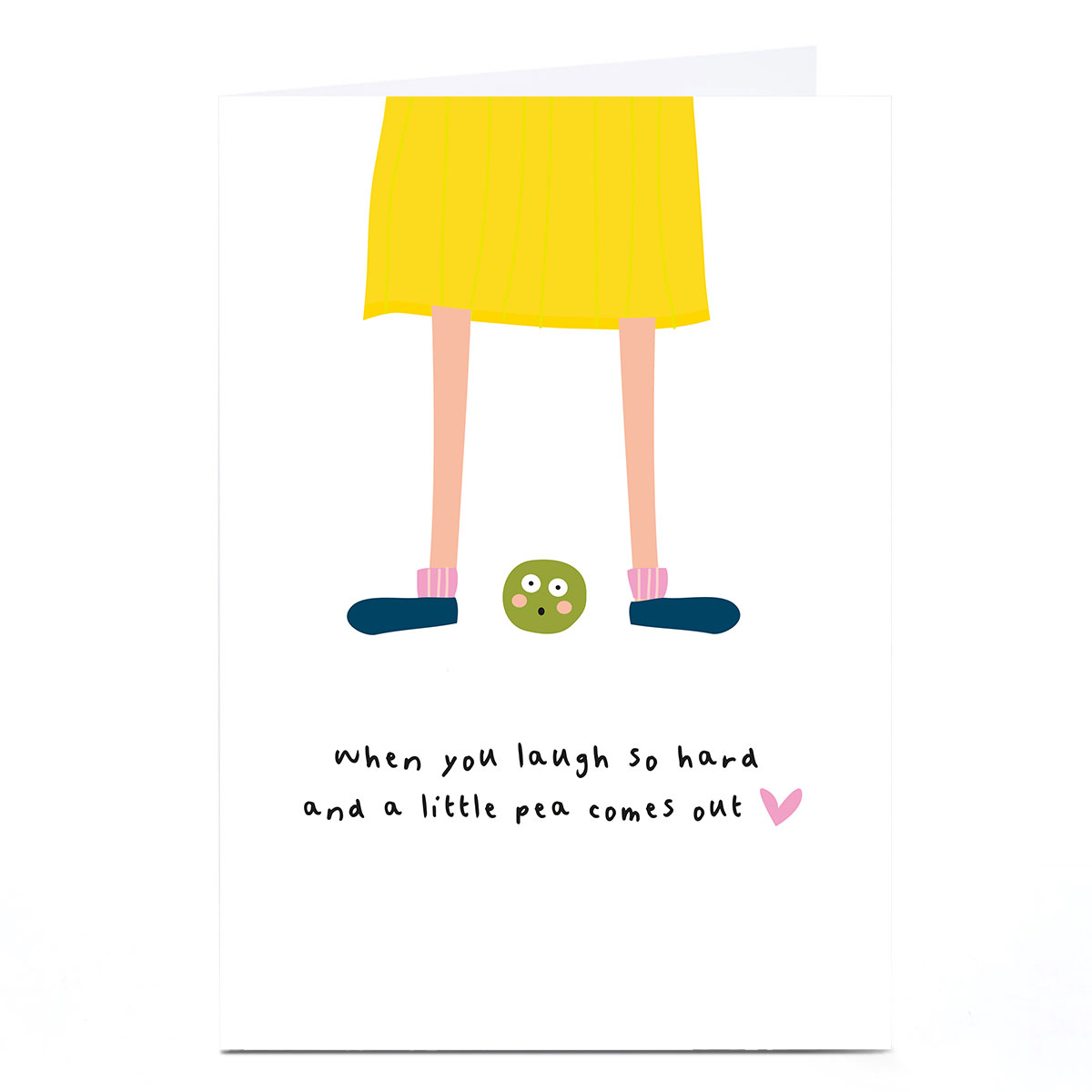 Personalised Whale & Bird Card - A Little Pea 