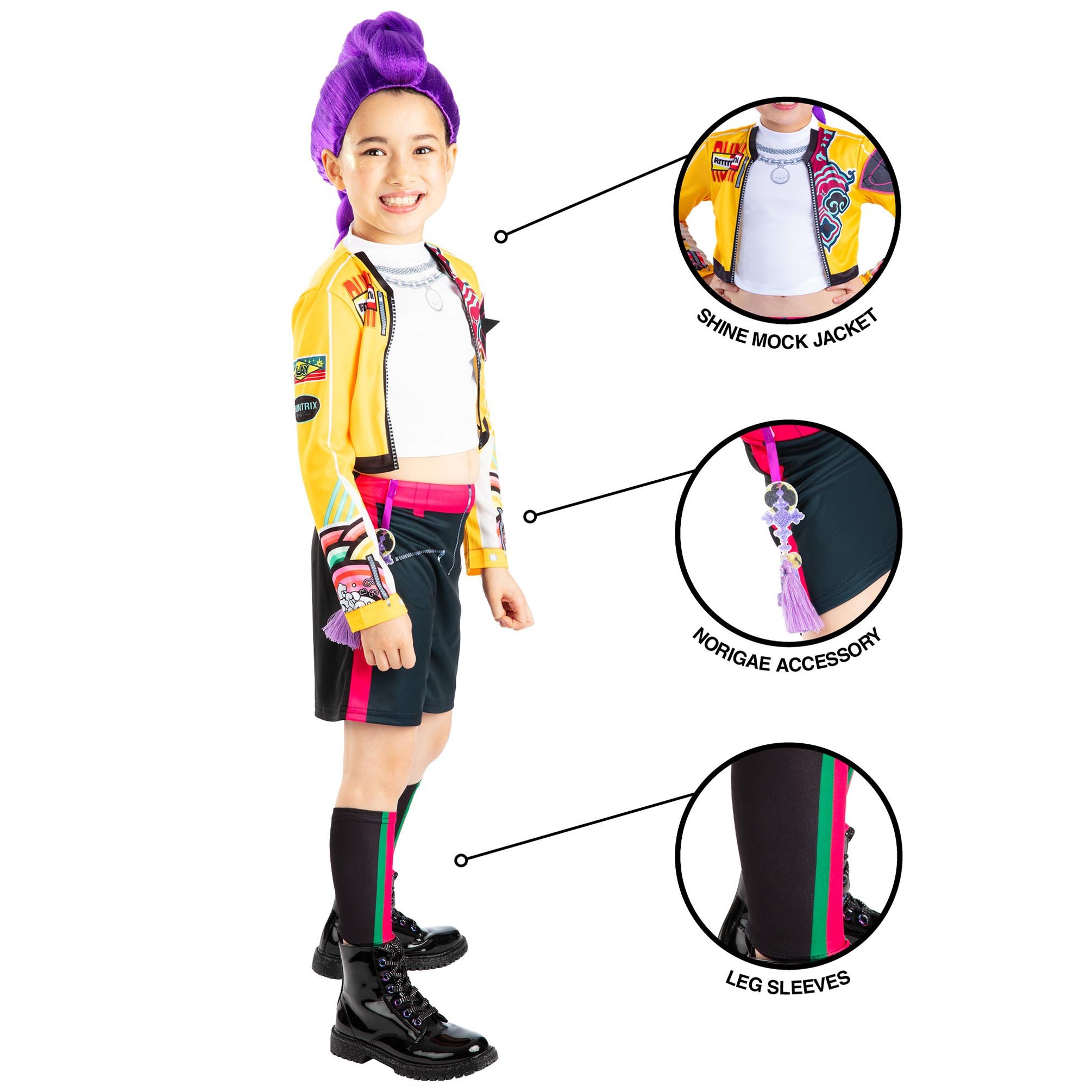 KPop Demon Hunters Rumi Children's Fancy Dress Costume