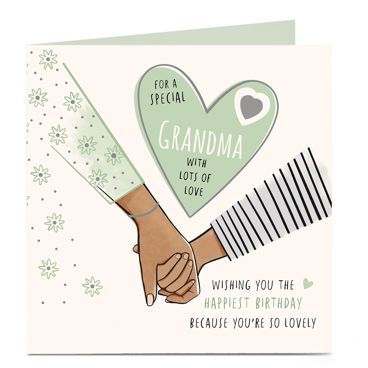 Personalised Birthday Card - Happiest Birthday Grandma
