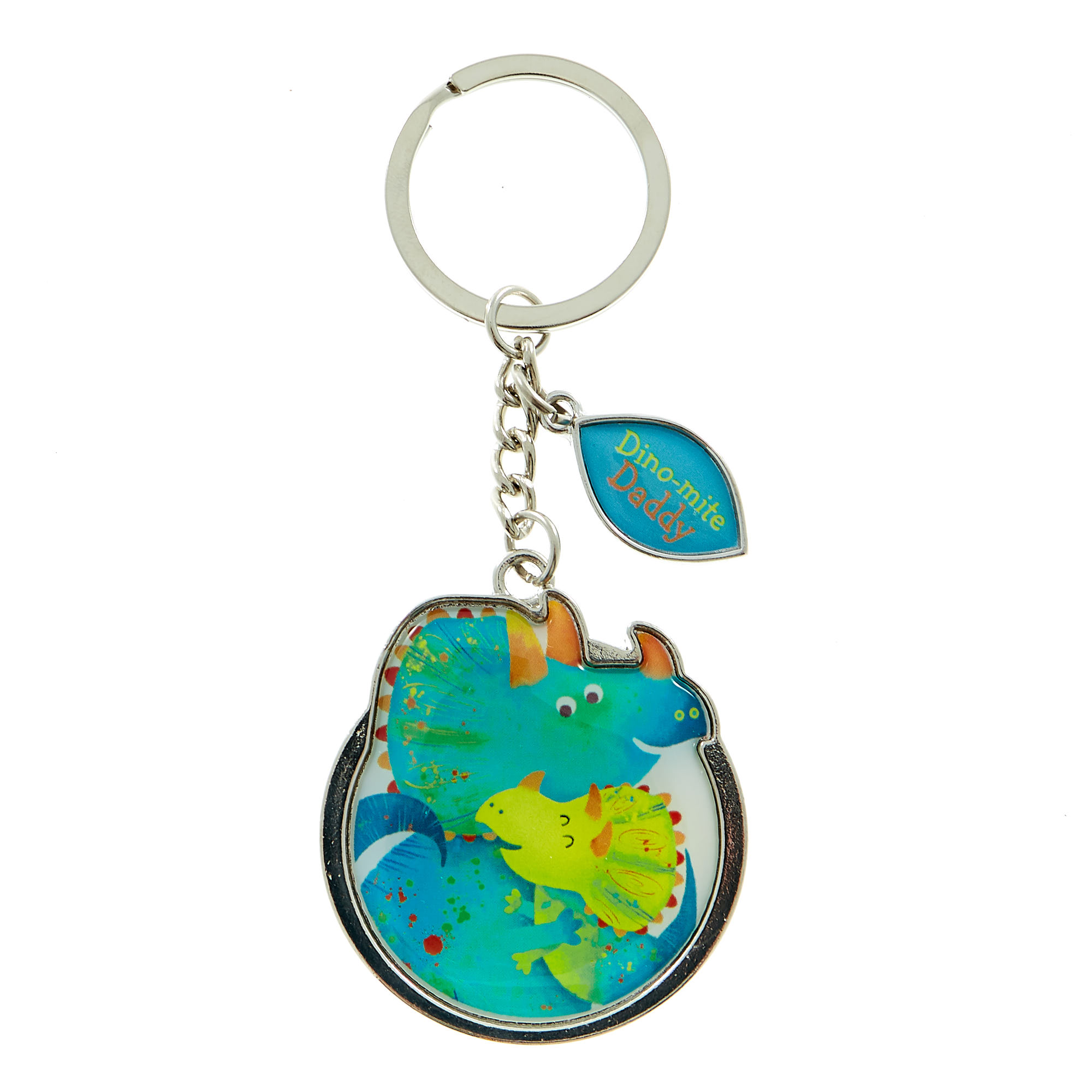 Daddy & Me Dinosaur Keyring