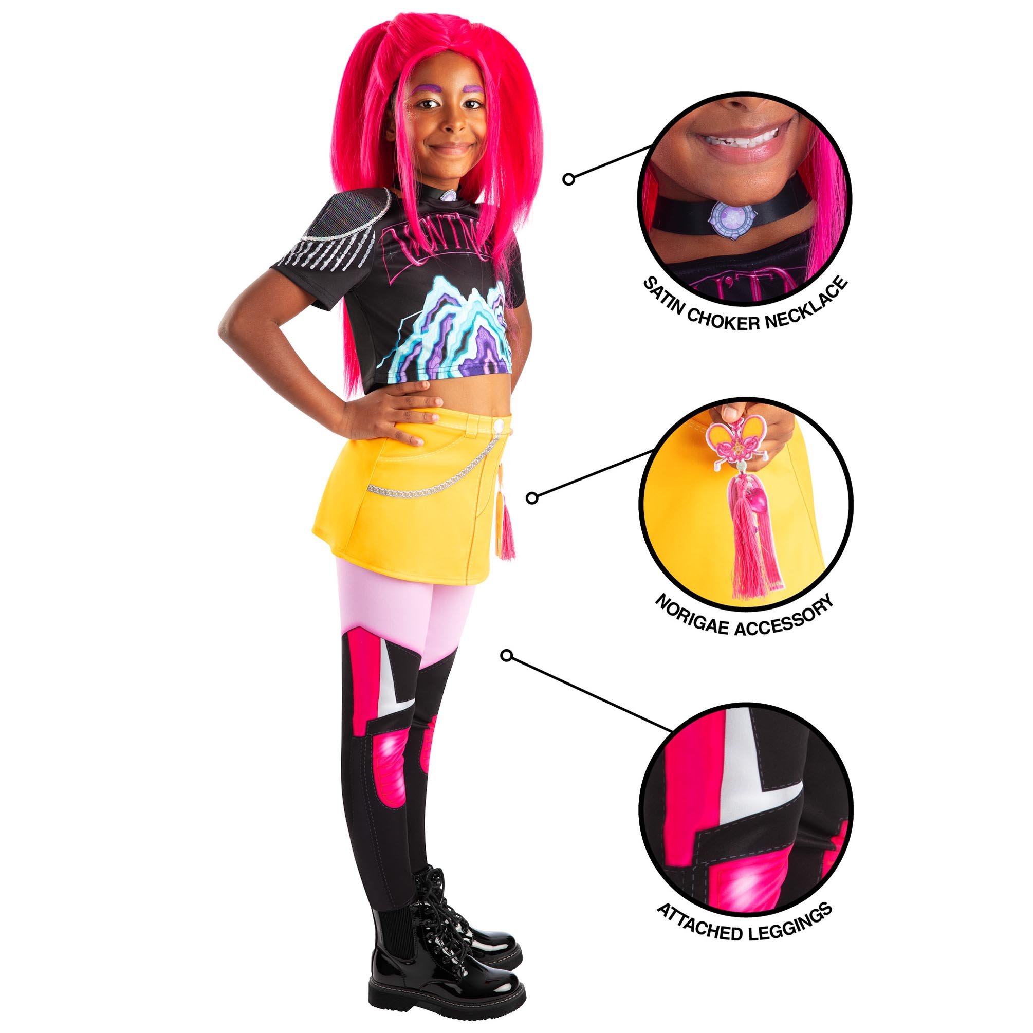 KPop Demon Hunters Mira Children's Fancy Dress Costume 