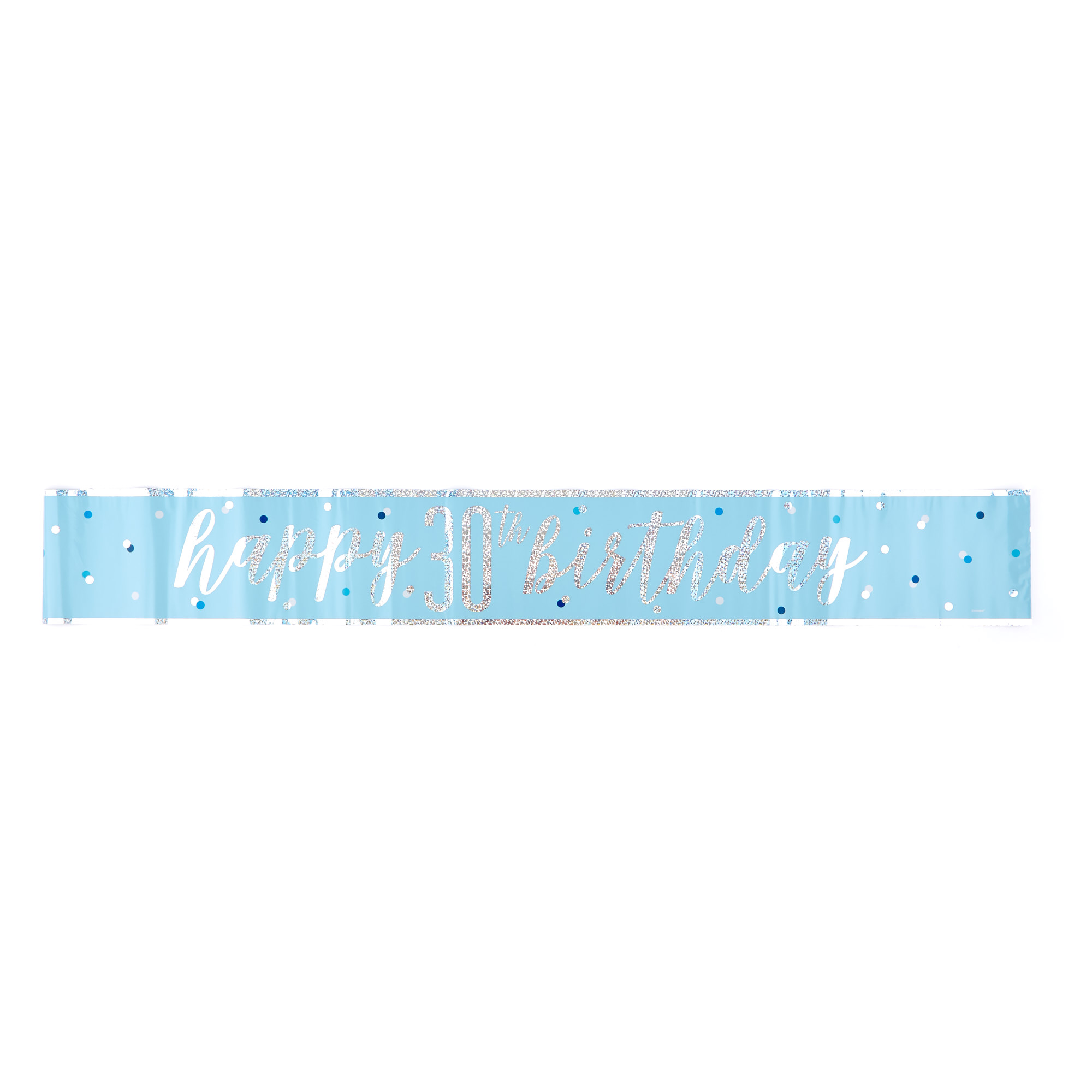 Blue 30th Birthday Party Accessories Kit - 11 Piece