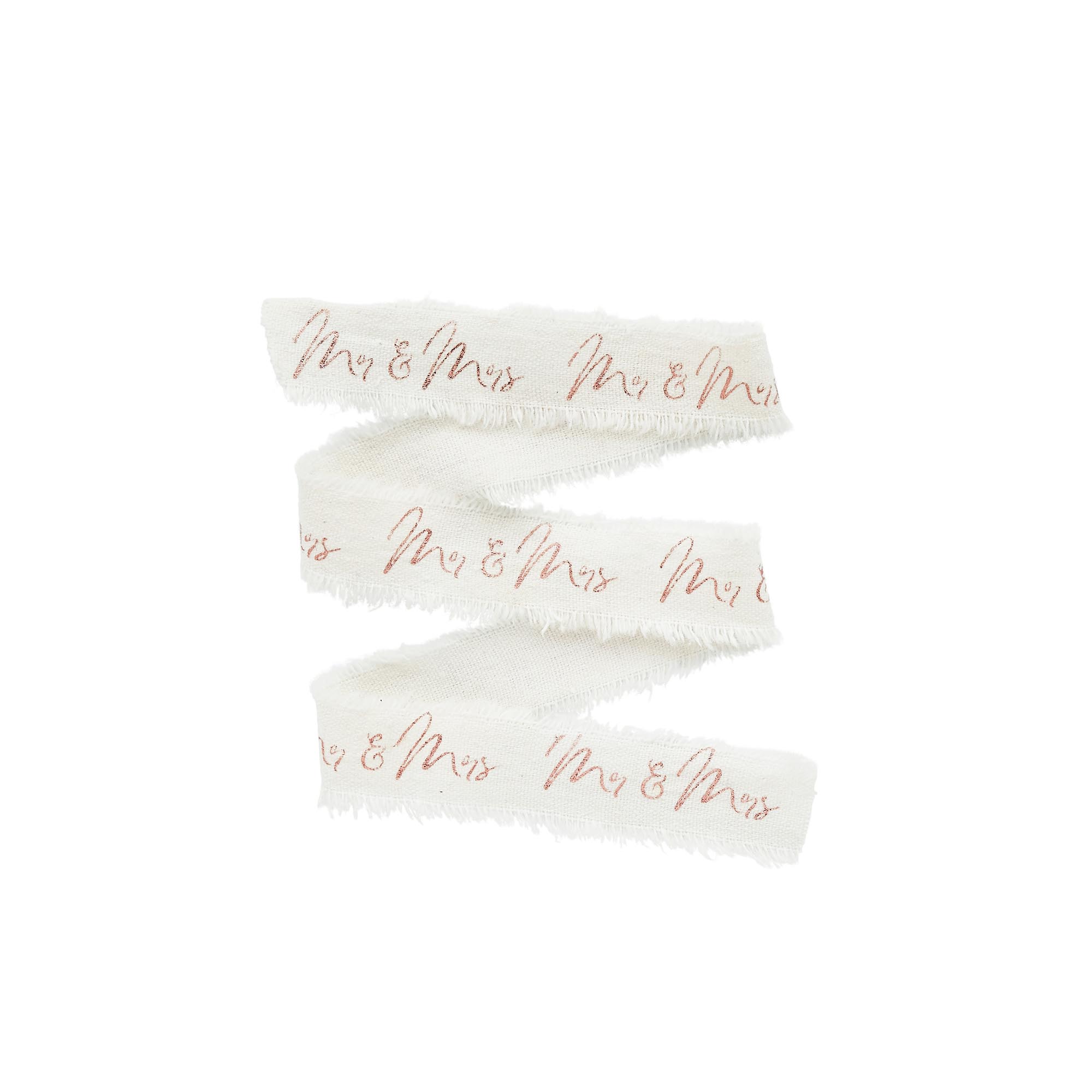Rose Gold Mr & Mrs Ribbon 5m