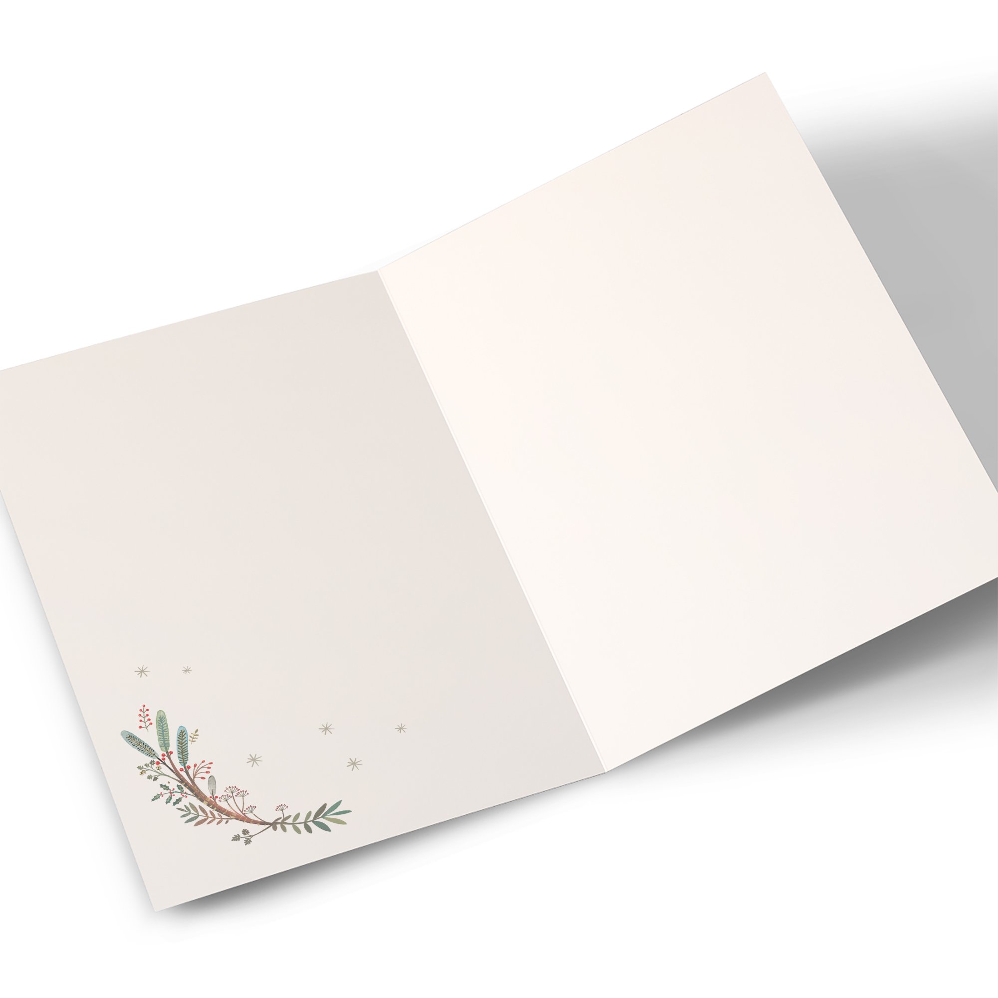Personalised Christmas Card - Stag in Forest, Grandpa