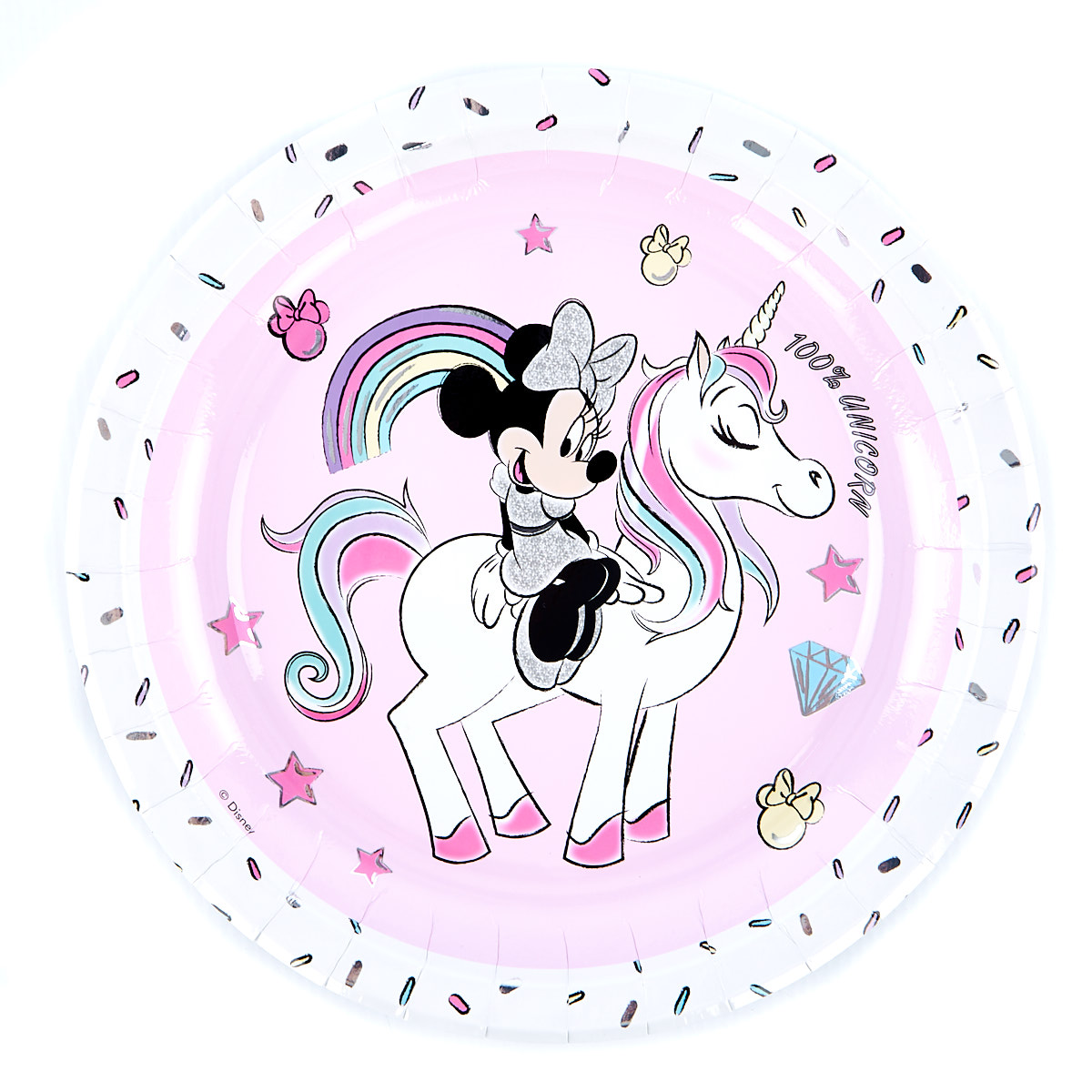 Minnie Mouse & Unicorn Party Tableware Bundle - 8 Guests