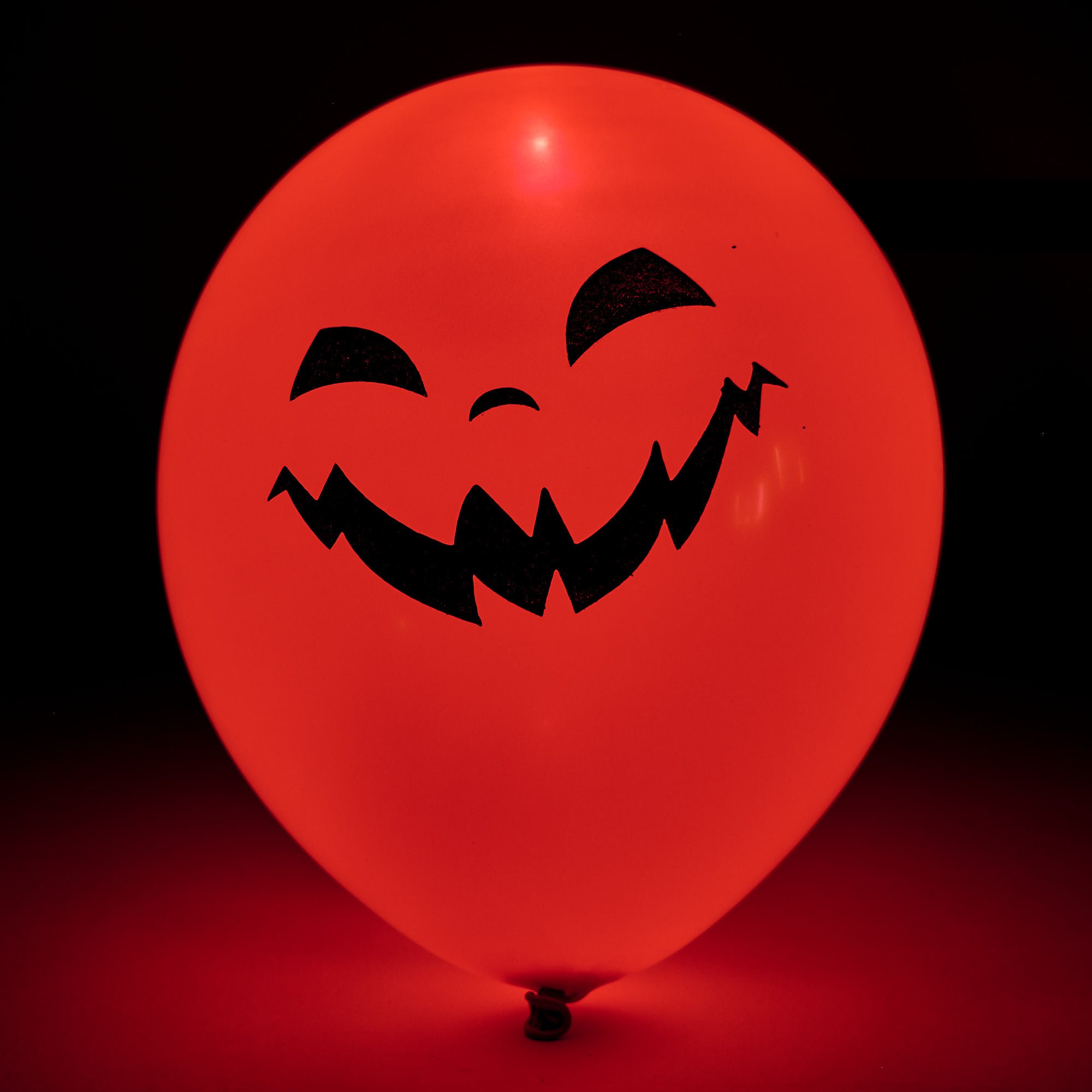 Illooms Light Up Pumpkin Latex Balloons - Pack of 5 