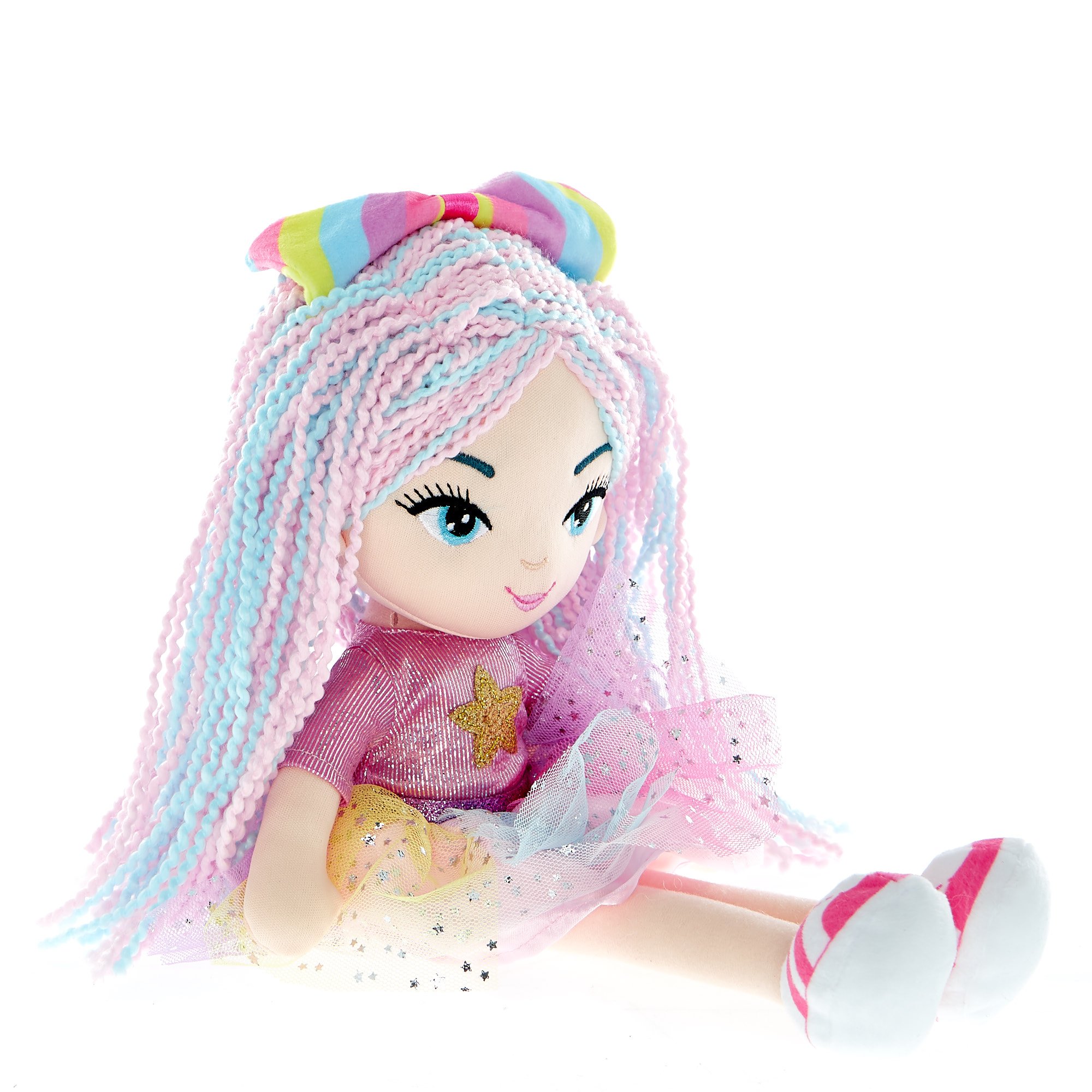 Hey Girl! Sky Rainbow Girl Soft Toy Doll