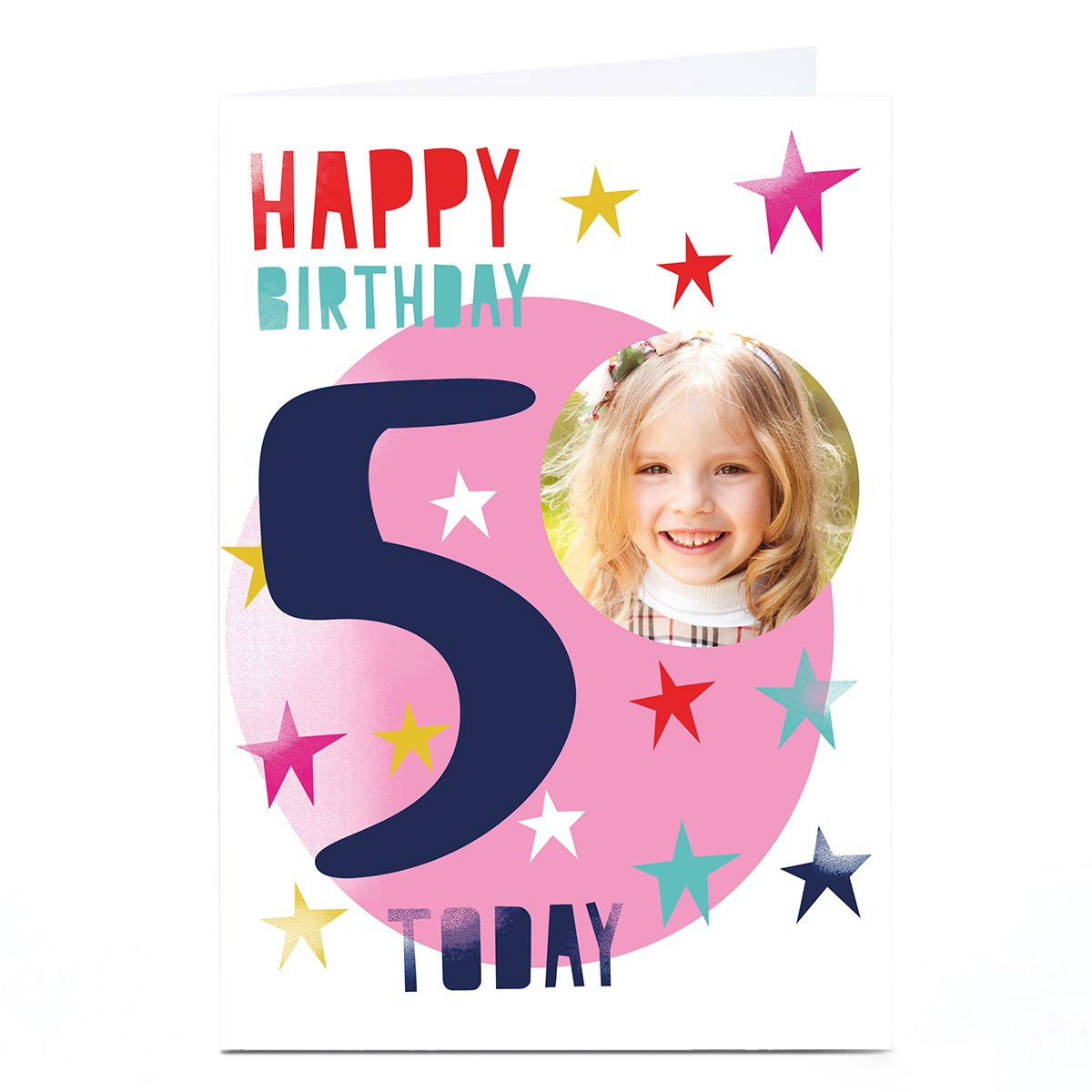 Photo Hello Munki Birthday Card - 5 Today