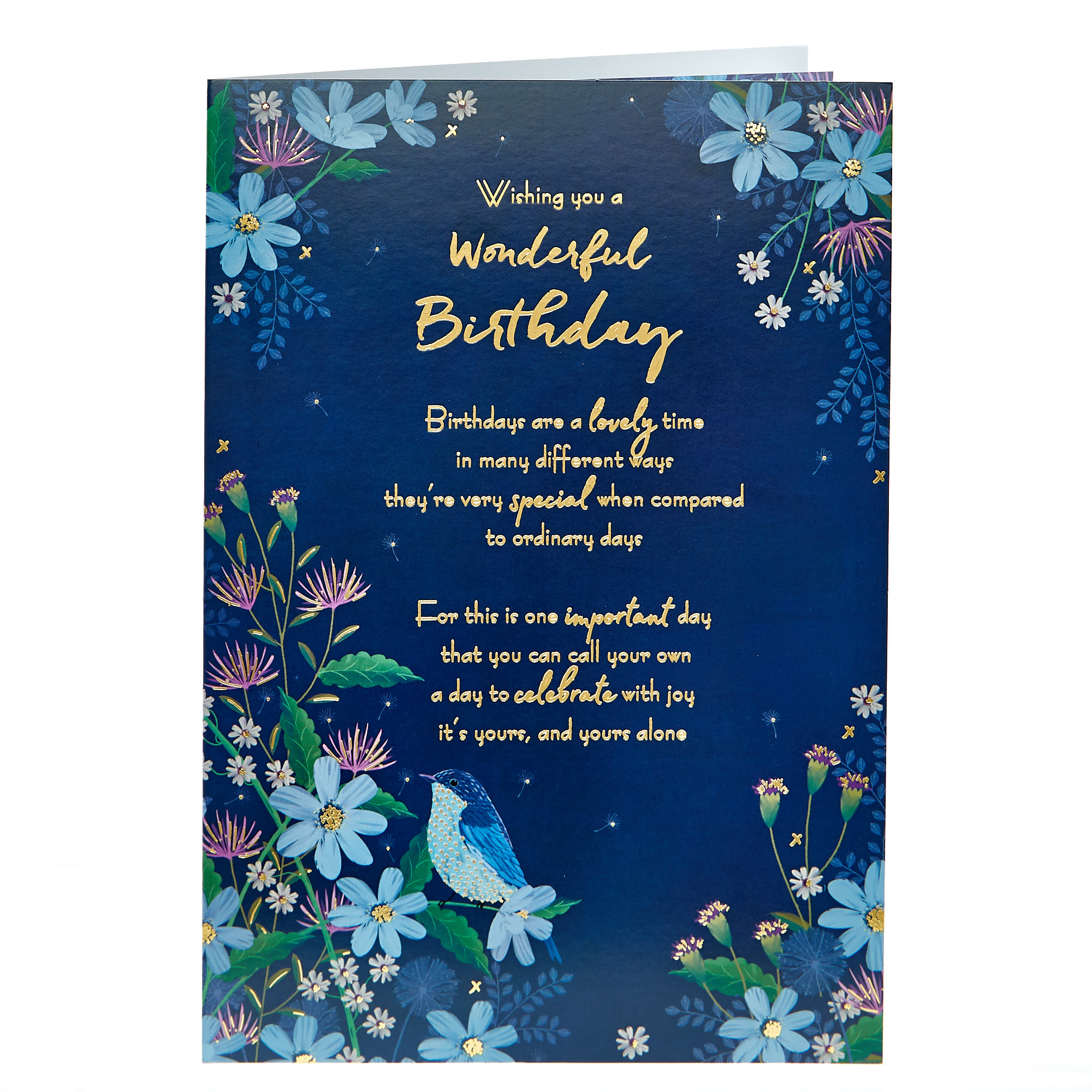 Birthday Card - Any Recipient, Wonderful Day