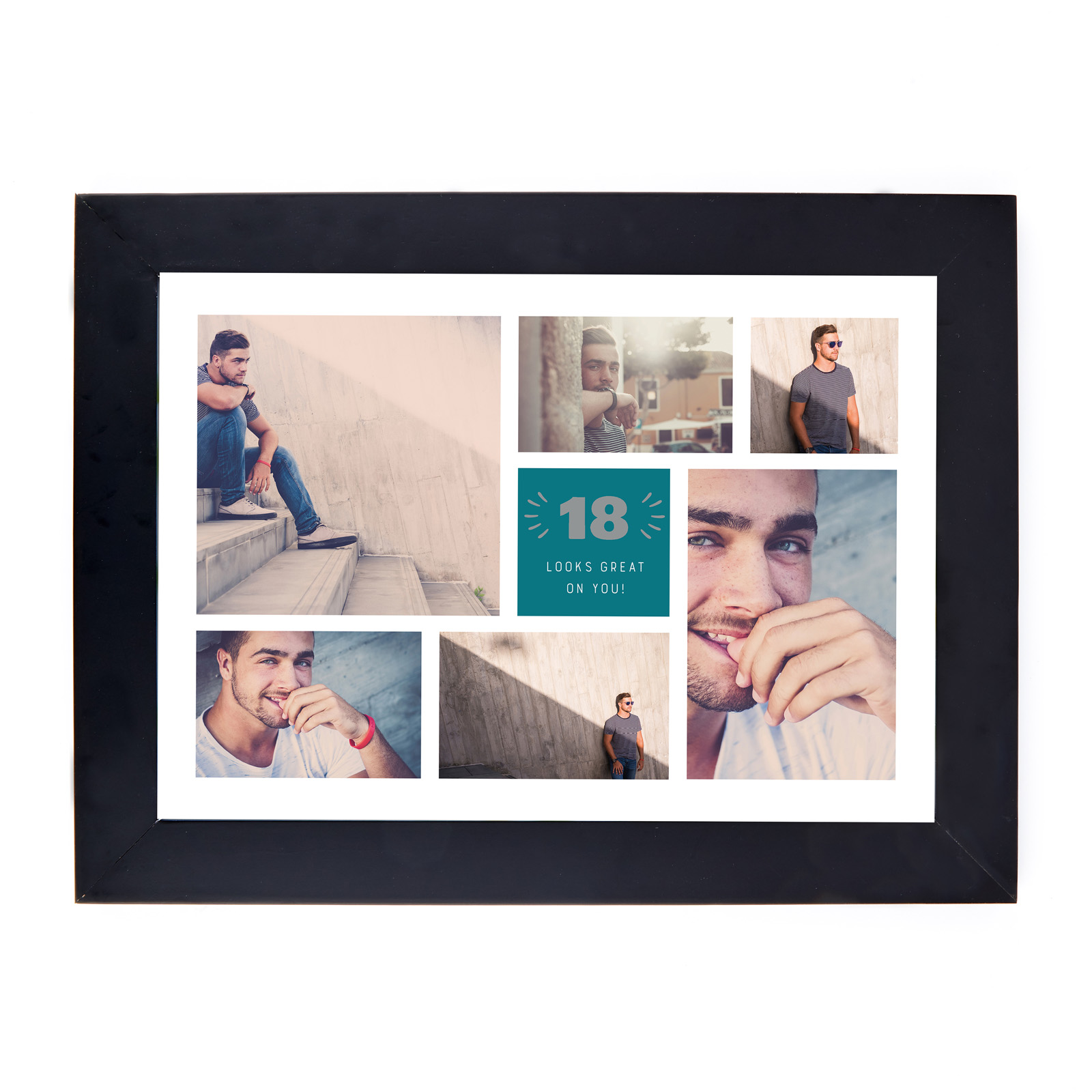 Personalised 18th Birthday Photo Print - Looks Great On You (Landscape)