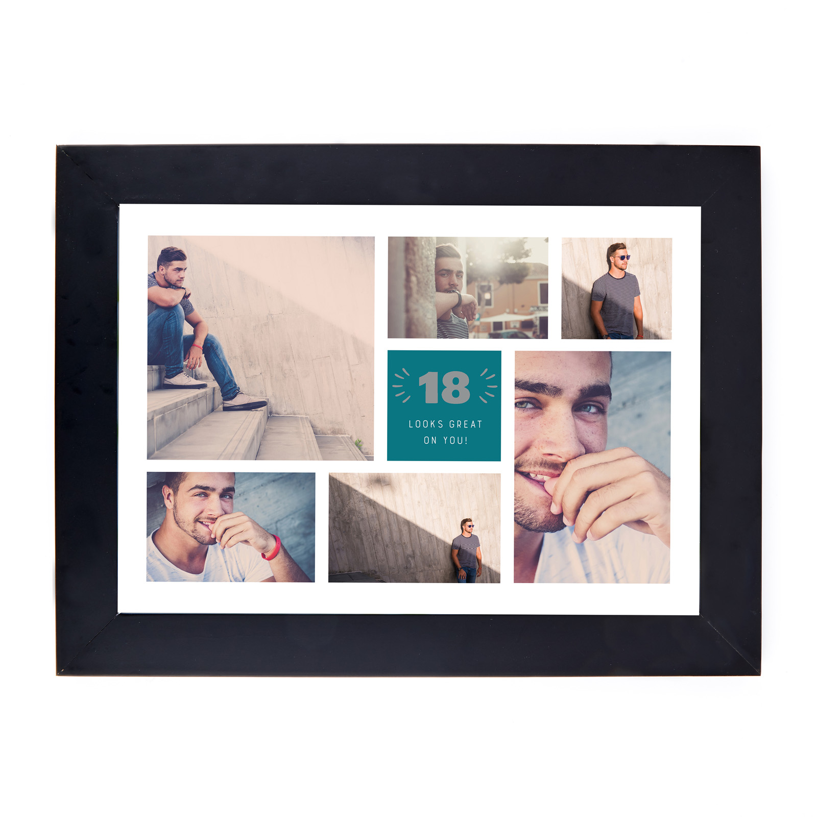Personalised 18th Birthday Photo Print - Looks Great On You (Landscape)