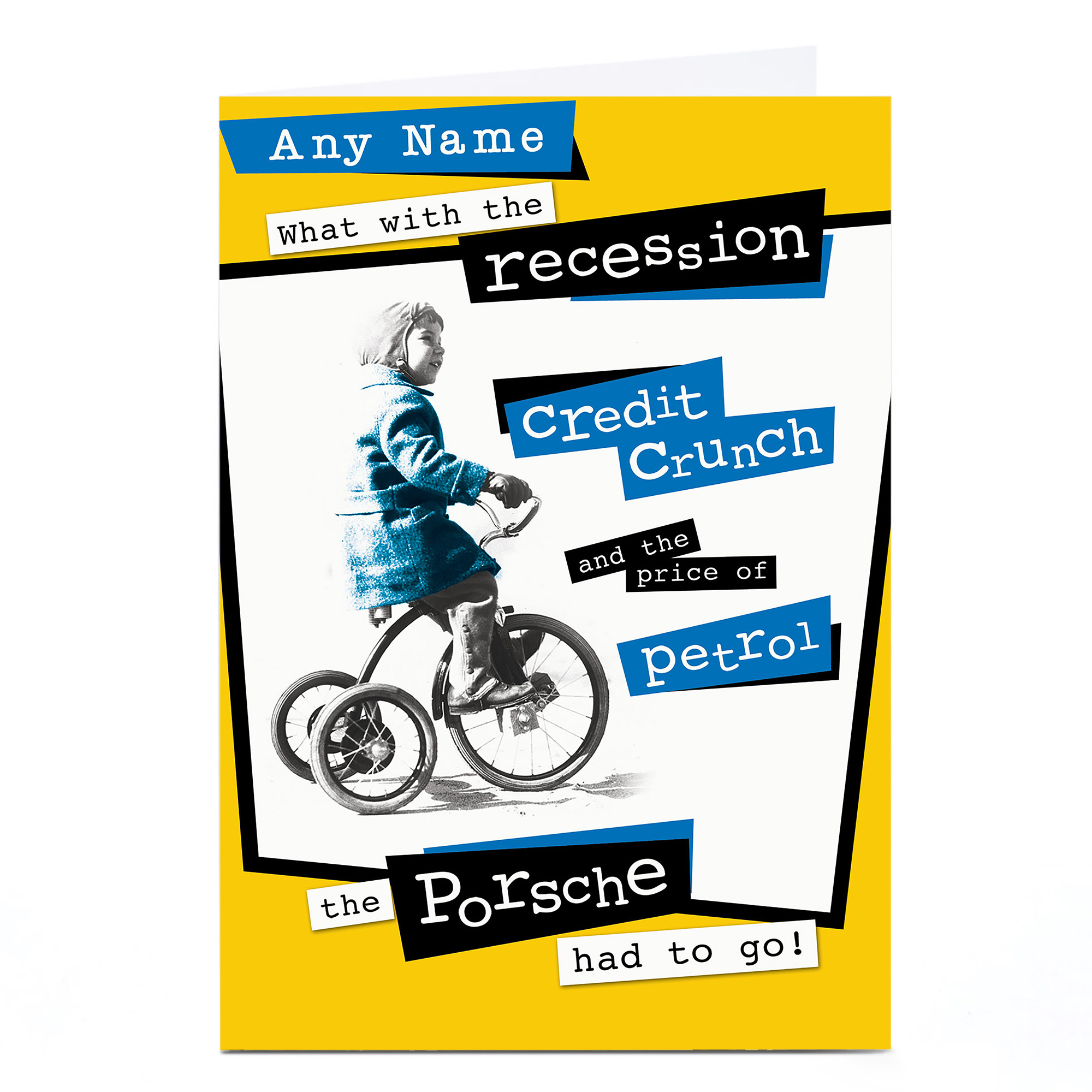 Personalised Card - Recession
