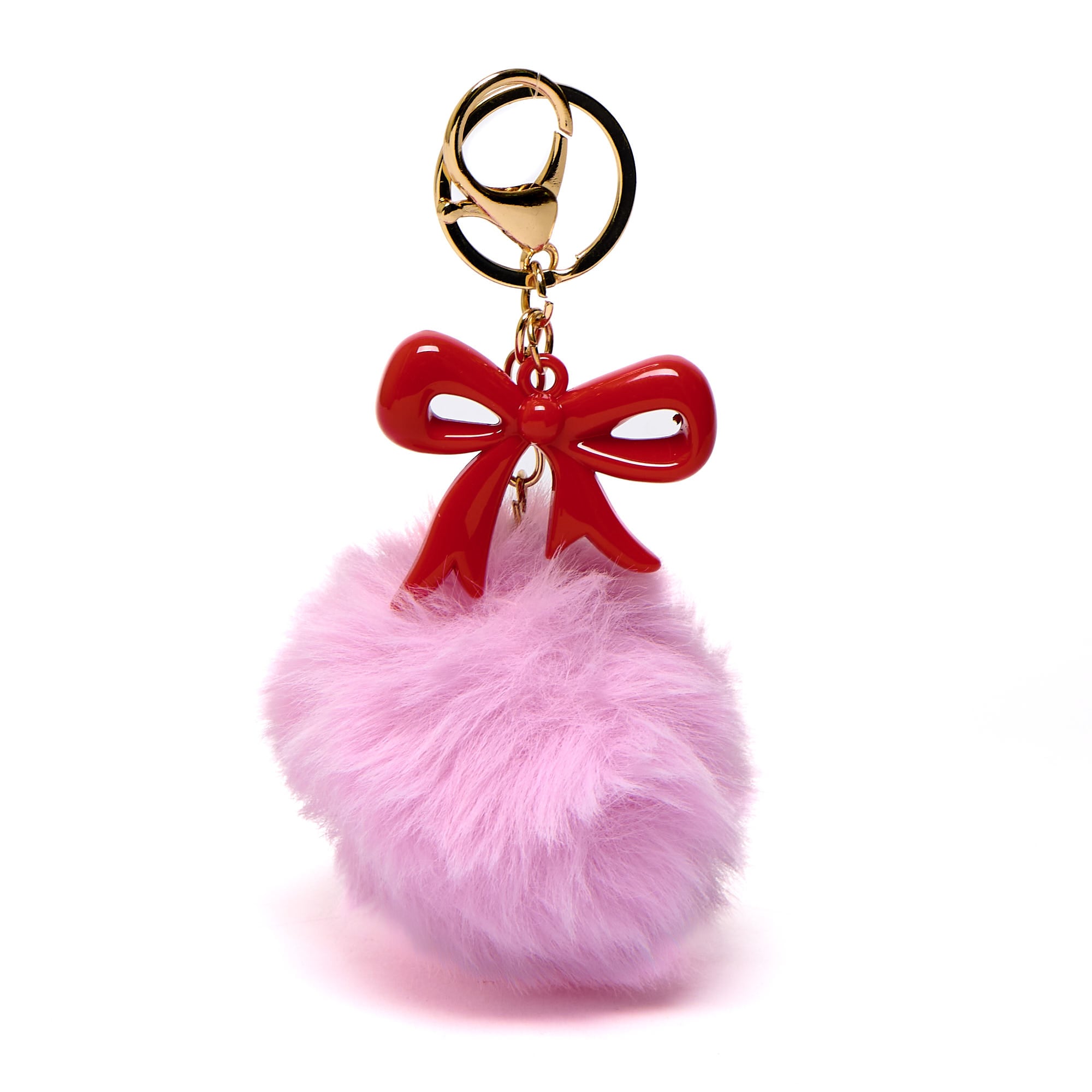 Bow & Pom Pom Key Chain