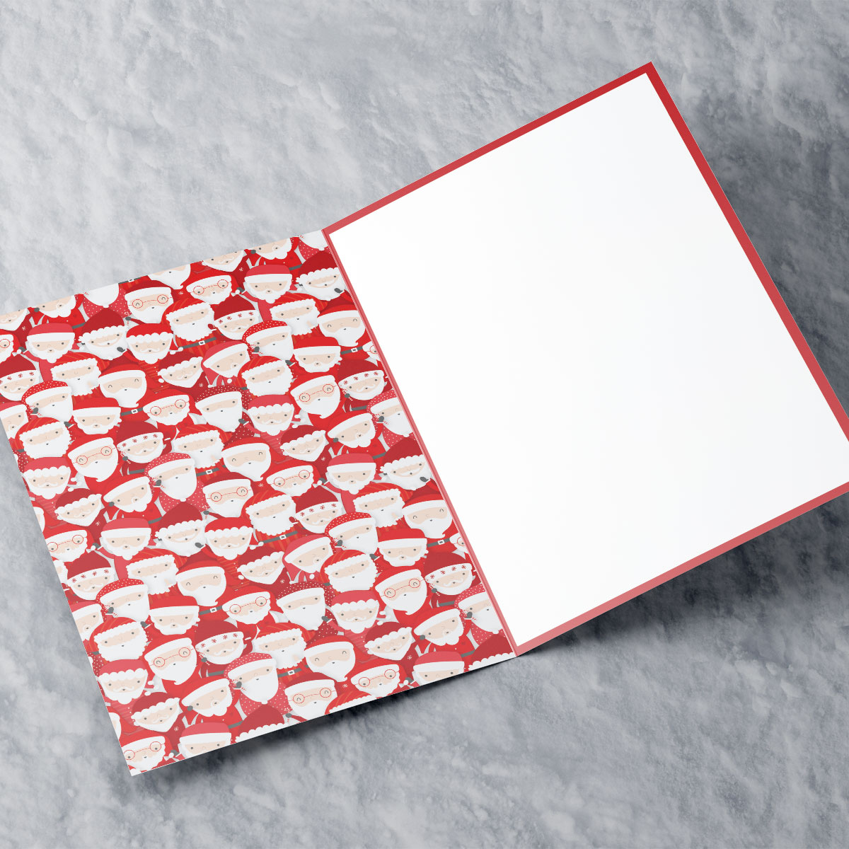 Photo Christmas Card - Santas & Baubles
