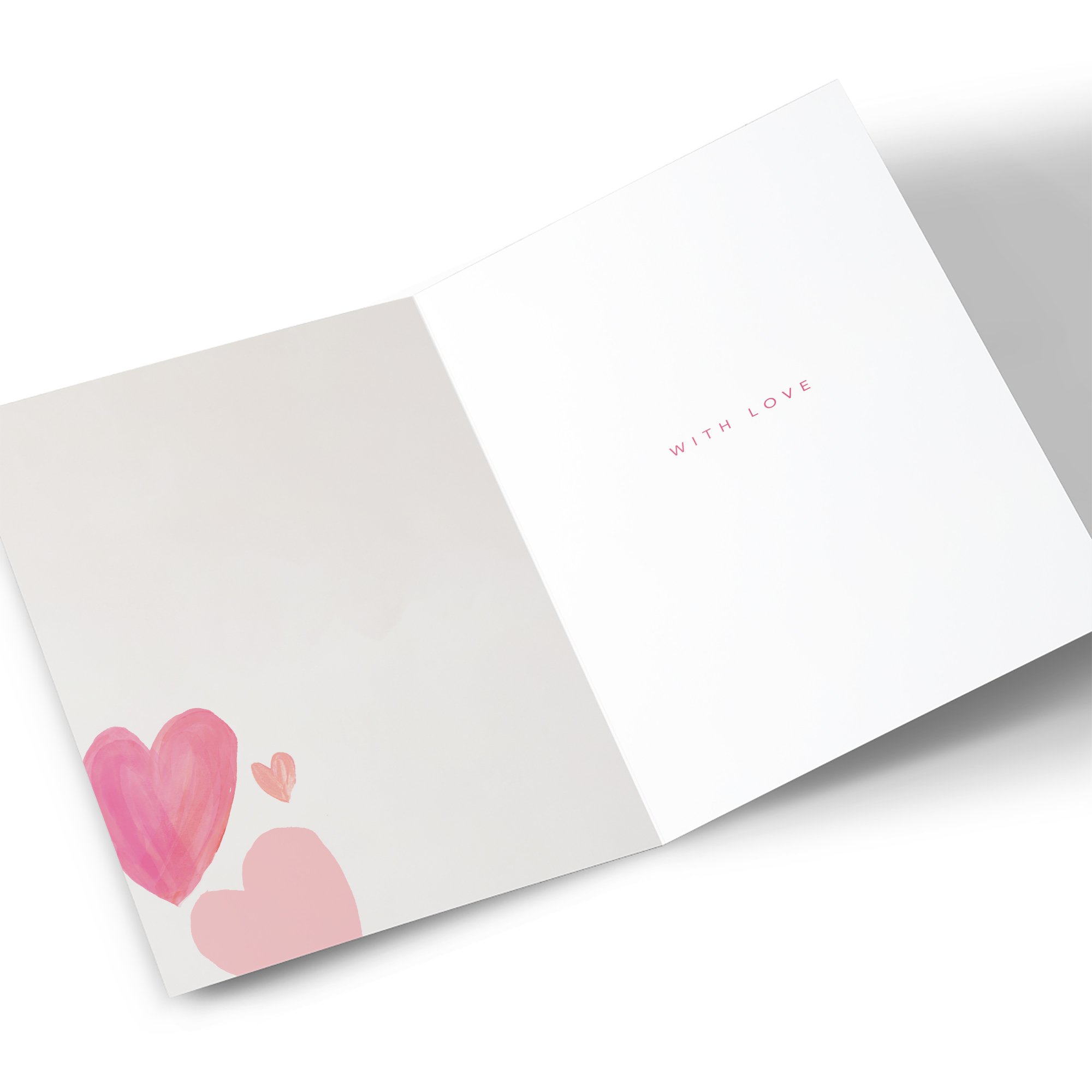 Photo Wedding Card - Hearts and Flowers, Daughter & Daughter in Law