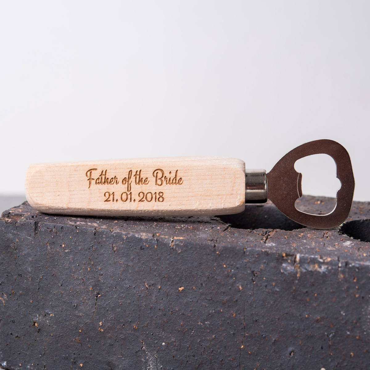 Personalised Engraved Wooden Bottle Opener