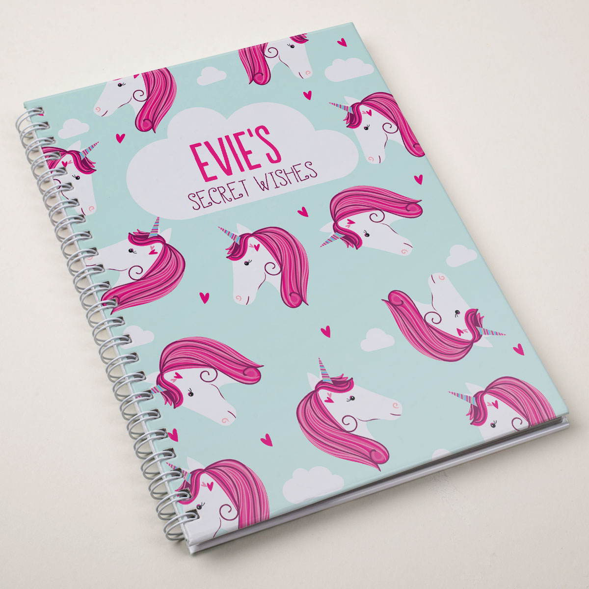 Personalised Notebook - Unicorn Wishes