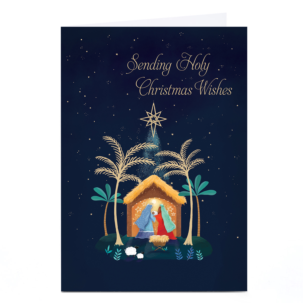 Christmas Card - Sending Holy Christmas Wishes