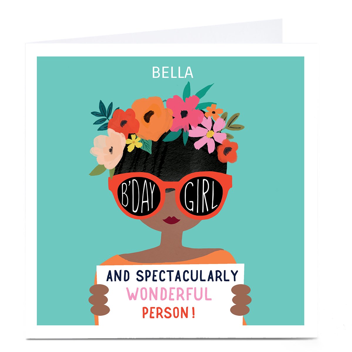 Personalised Pop! Birthday Card - Spectacularly Wonderful Person!