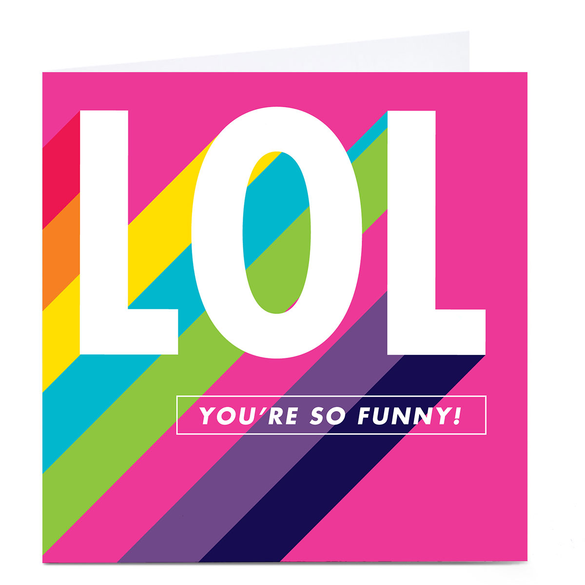 Personalised Hello Munki Card - LOL You're So Funny
