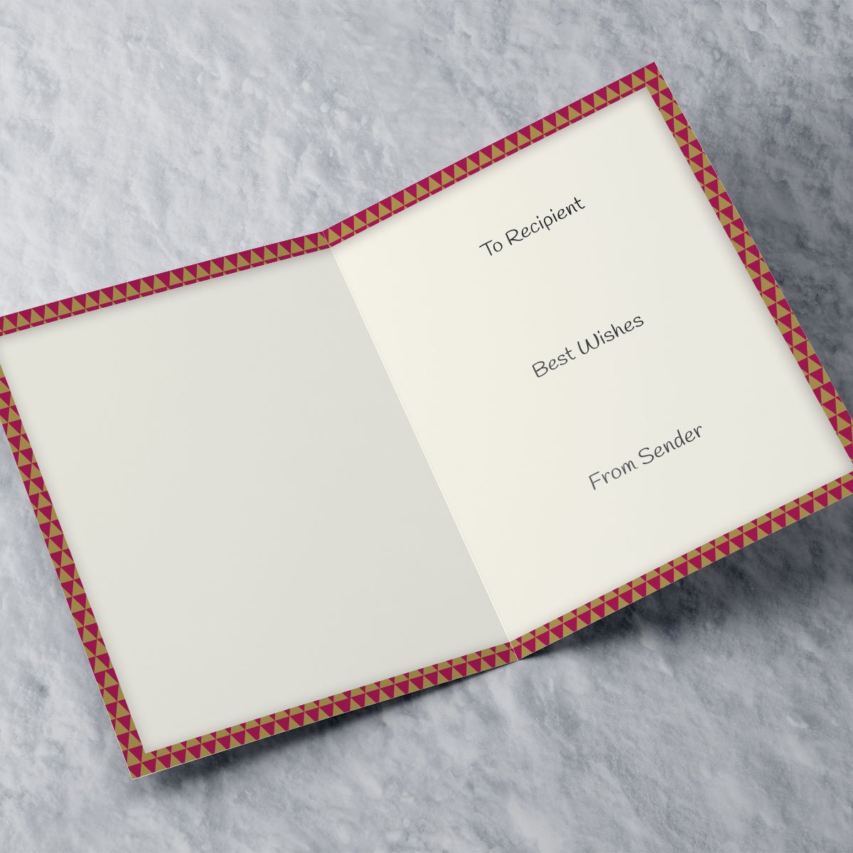 Multi Photo Christmas Card - Any Message In A Frame