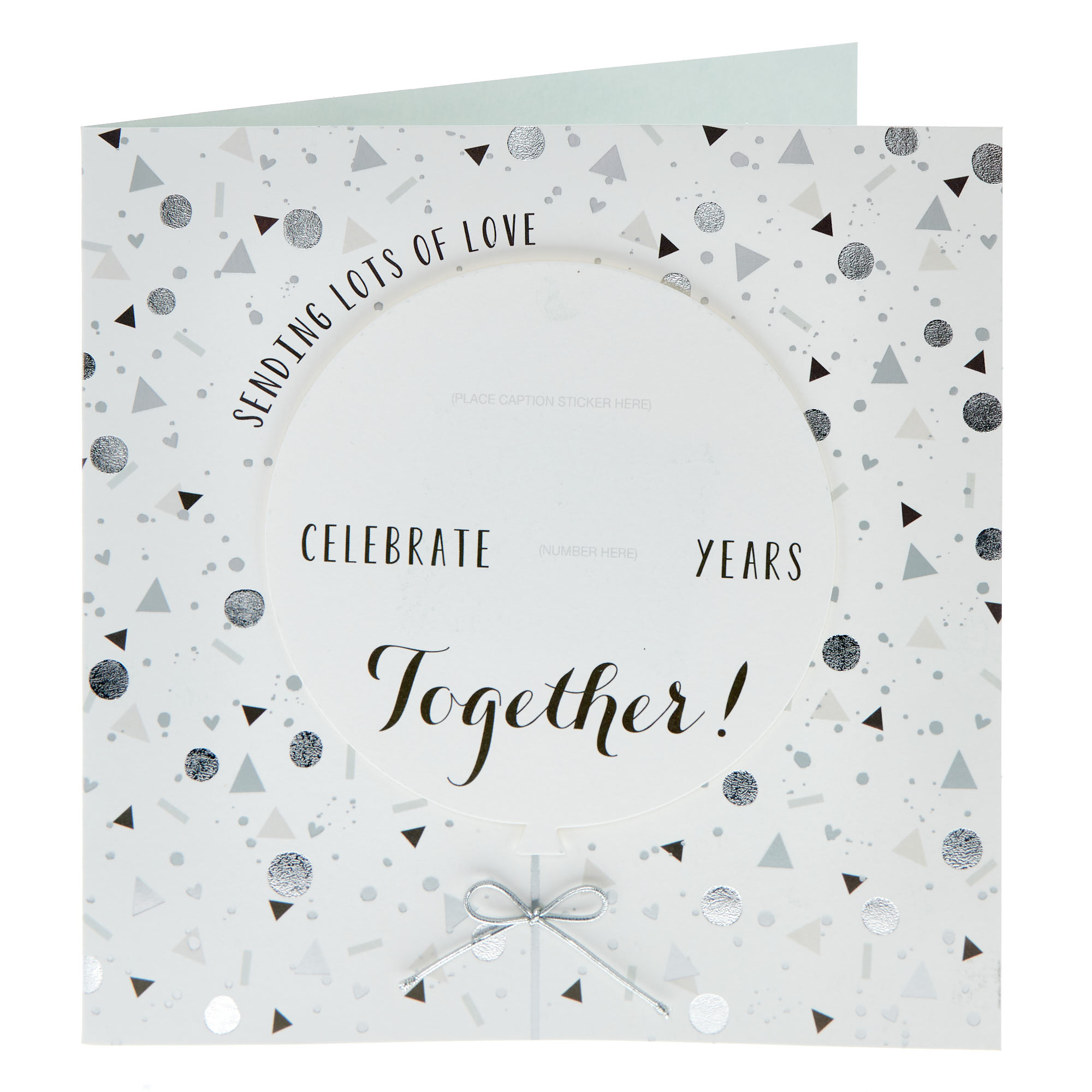 Lots Of Love Wedding Anniversary Card With Stickers