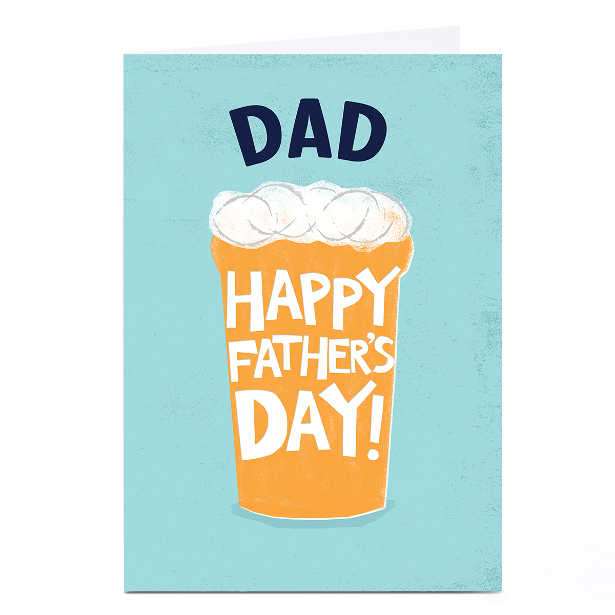Personalised Father's Day Card - Dad Beer