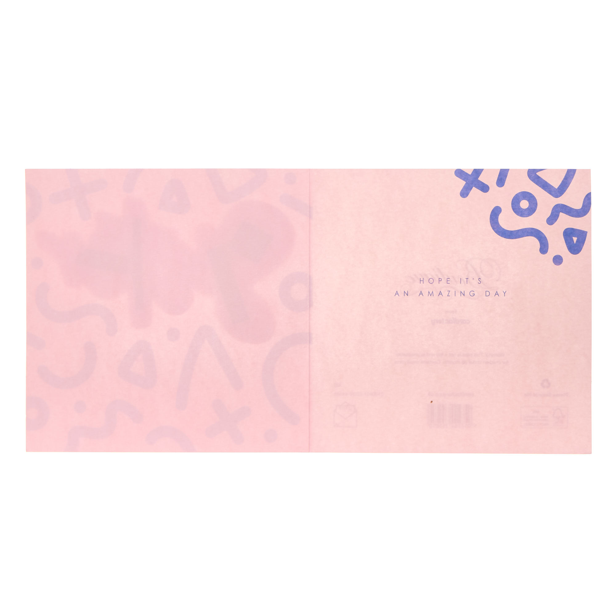 Sister Abstract Swirls Birthday Card