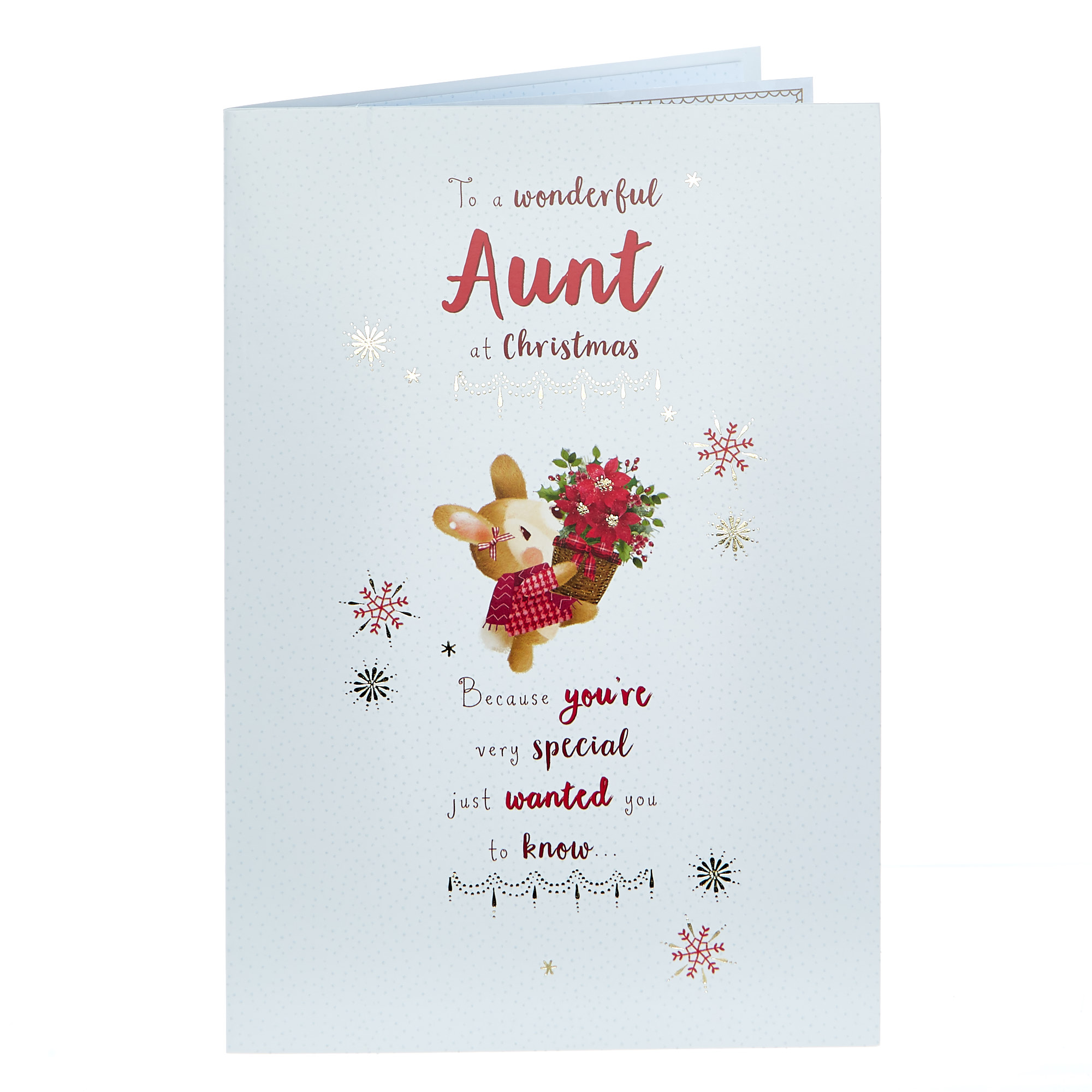 Christmas Card - To A Wonderful Aunt 