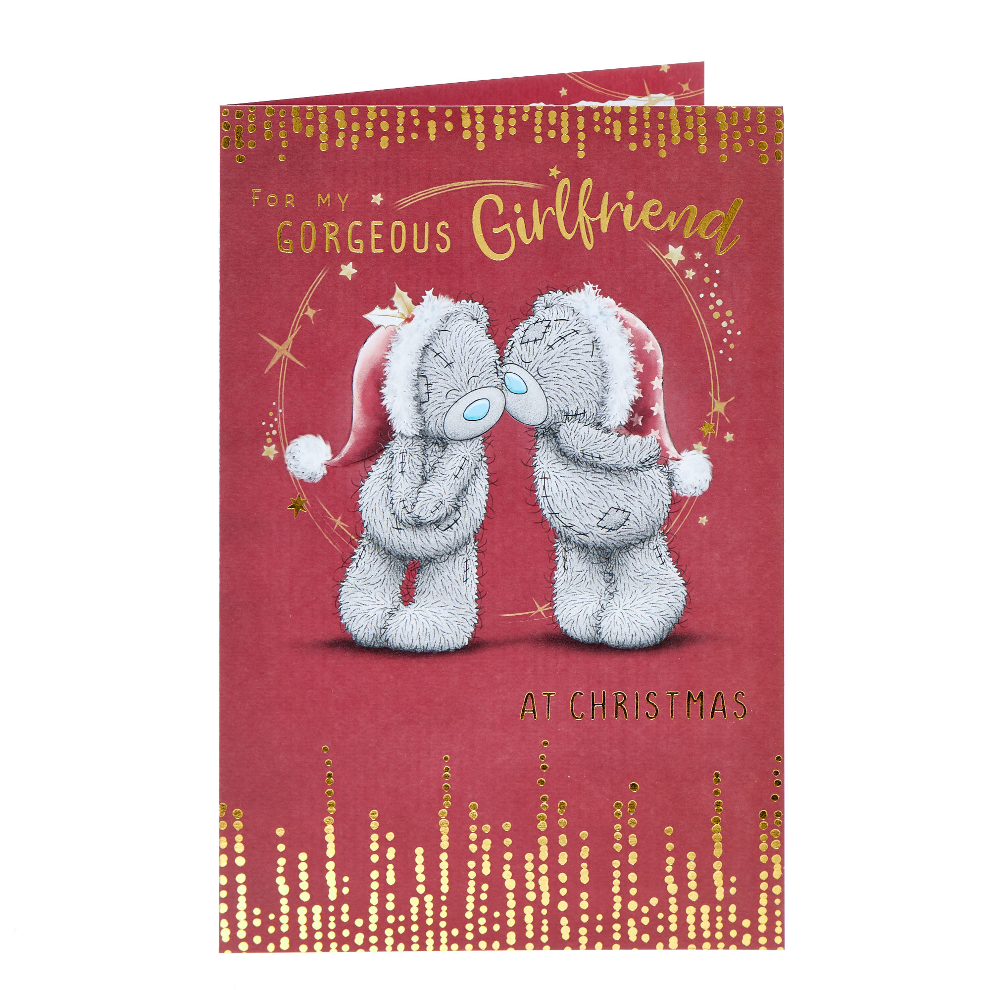 Girlfriend Me To You Tatty Teddy Christmas Card