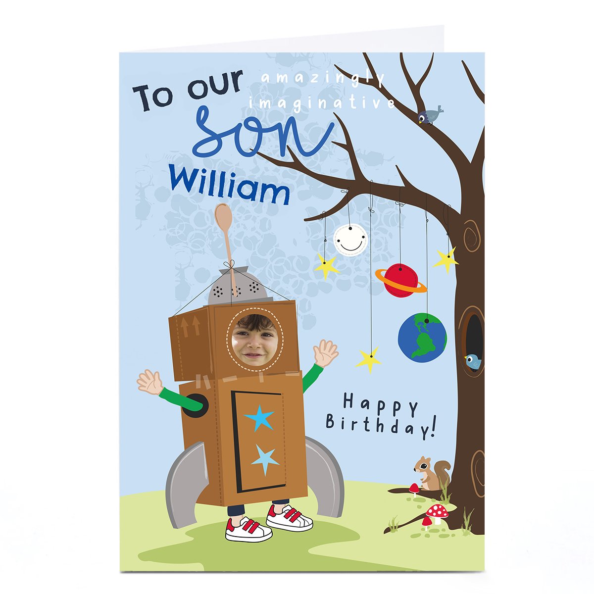 Photo Rachel Griffin Birthday Card - Imaginative Son