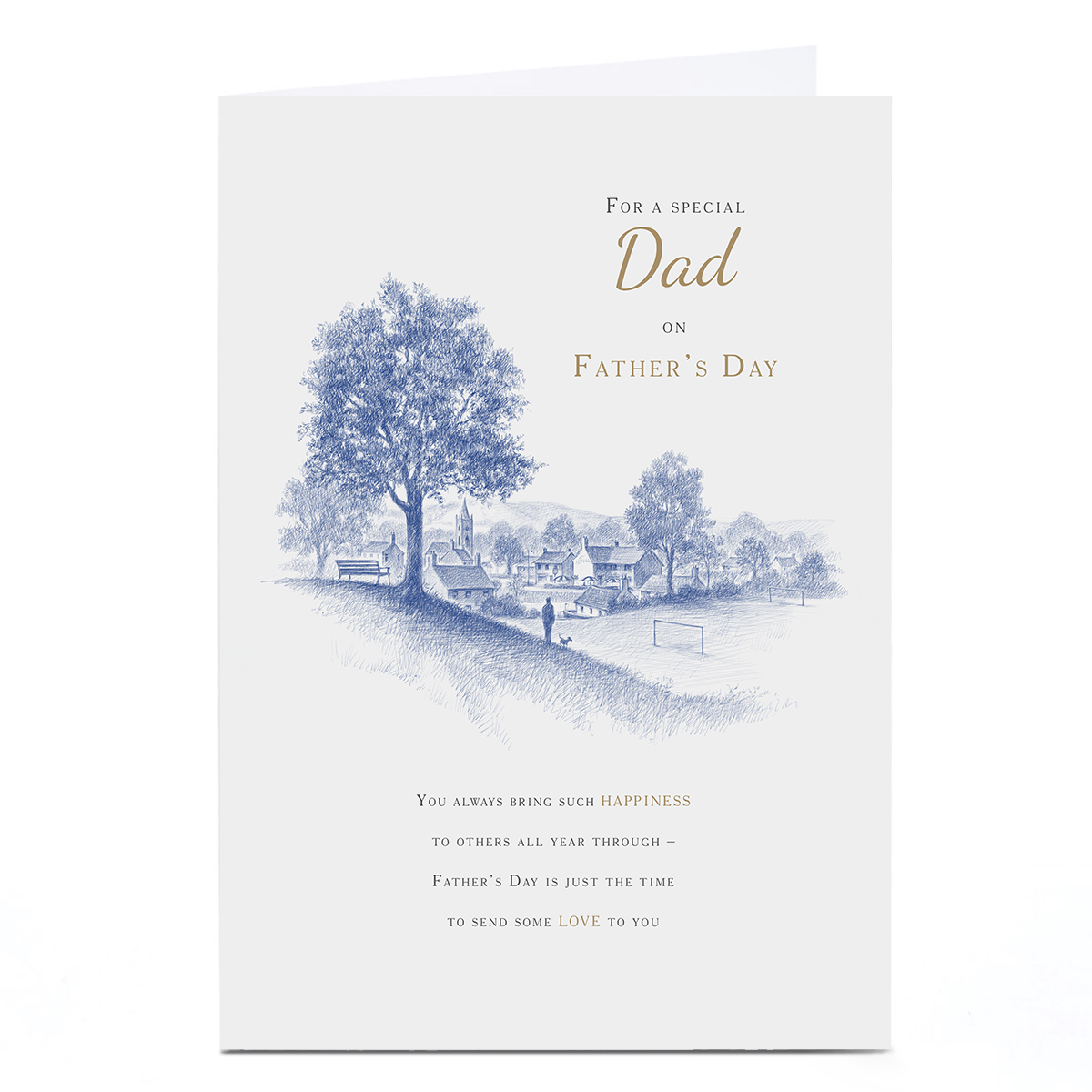 Personalised Father's Day Card - Bring Such Happiness, Dad