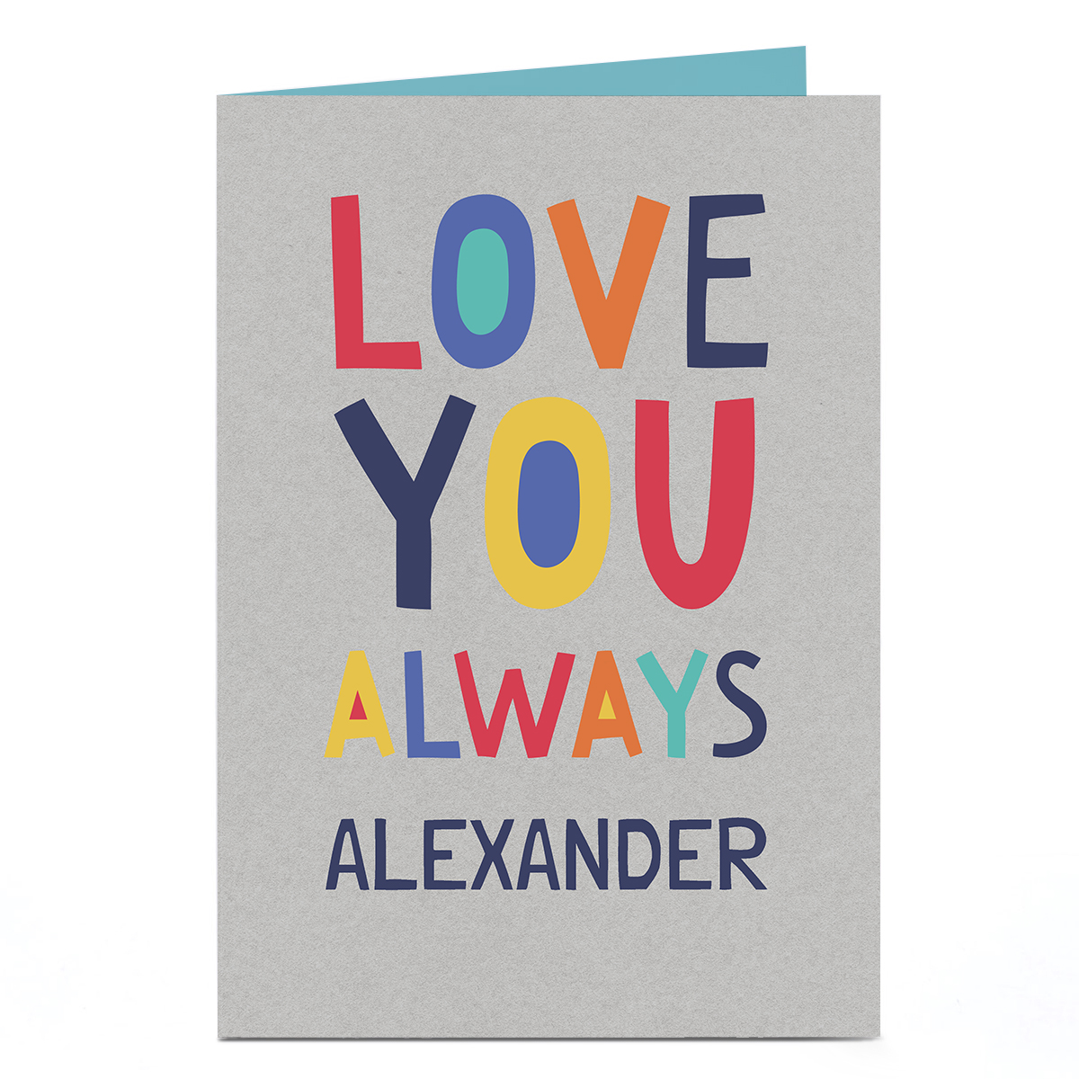 A4 Personalised Valentine's Day Card - Love You Always