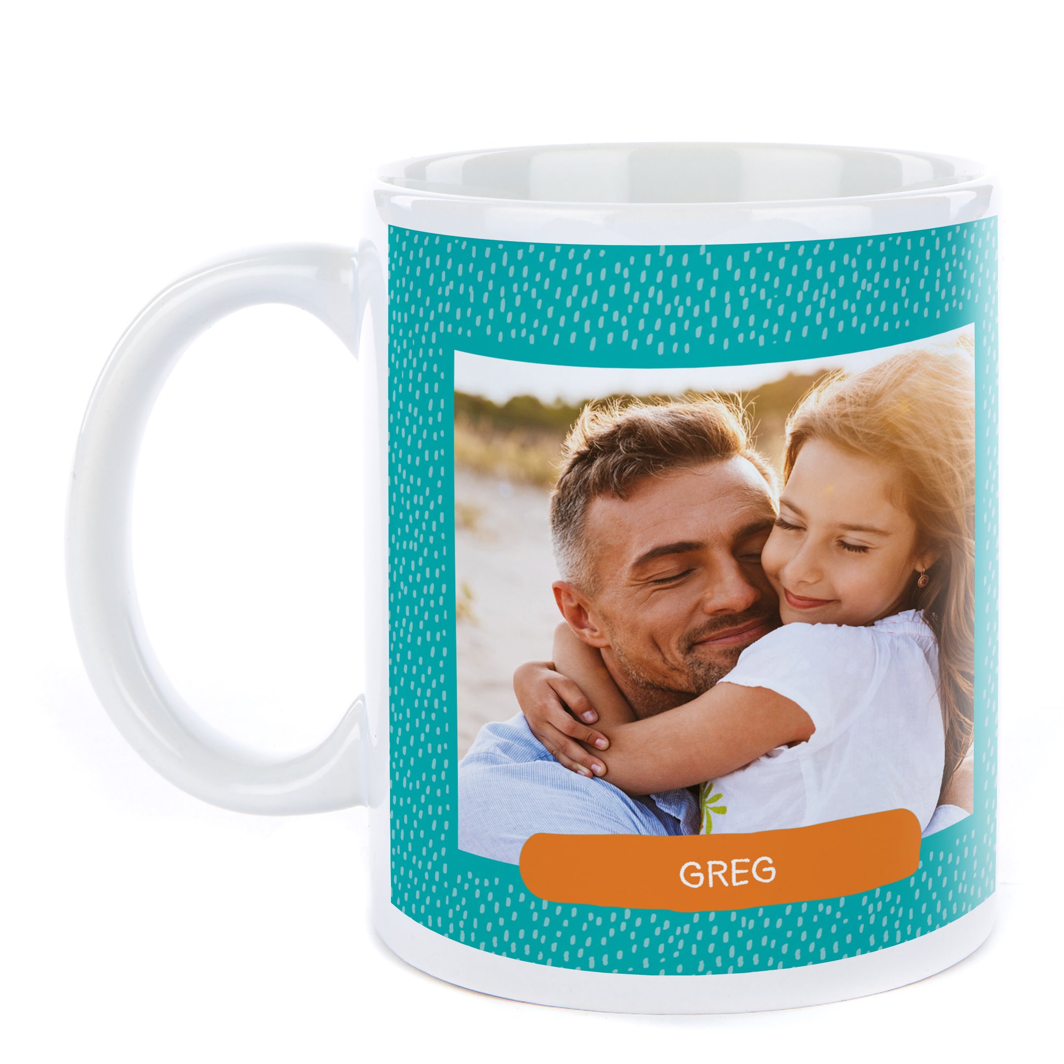 Photo Father's Day Mug - Daddy, Prickly Face