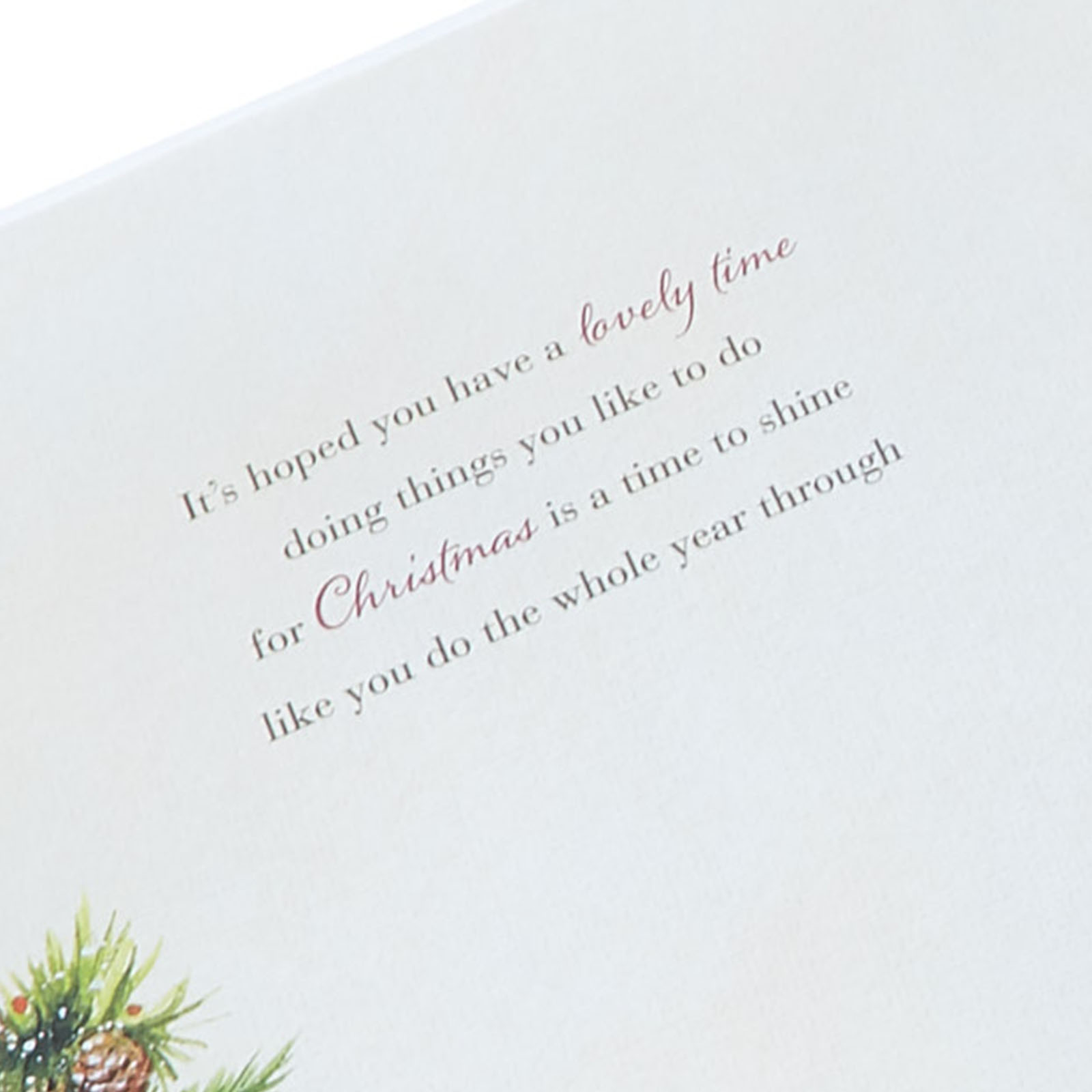 Christmas Card - For A Beautiful Daughter