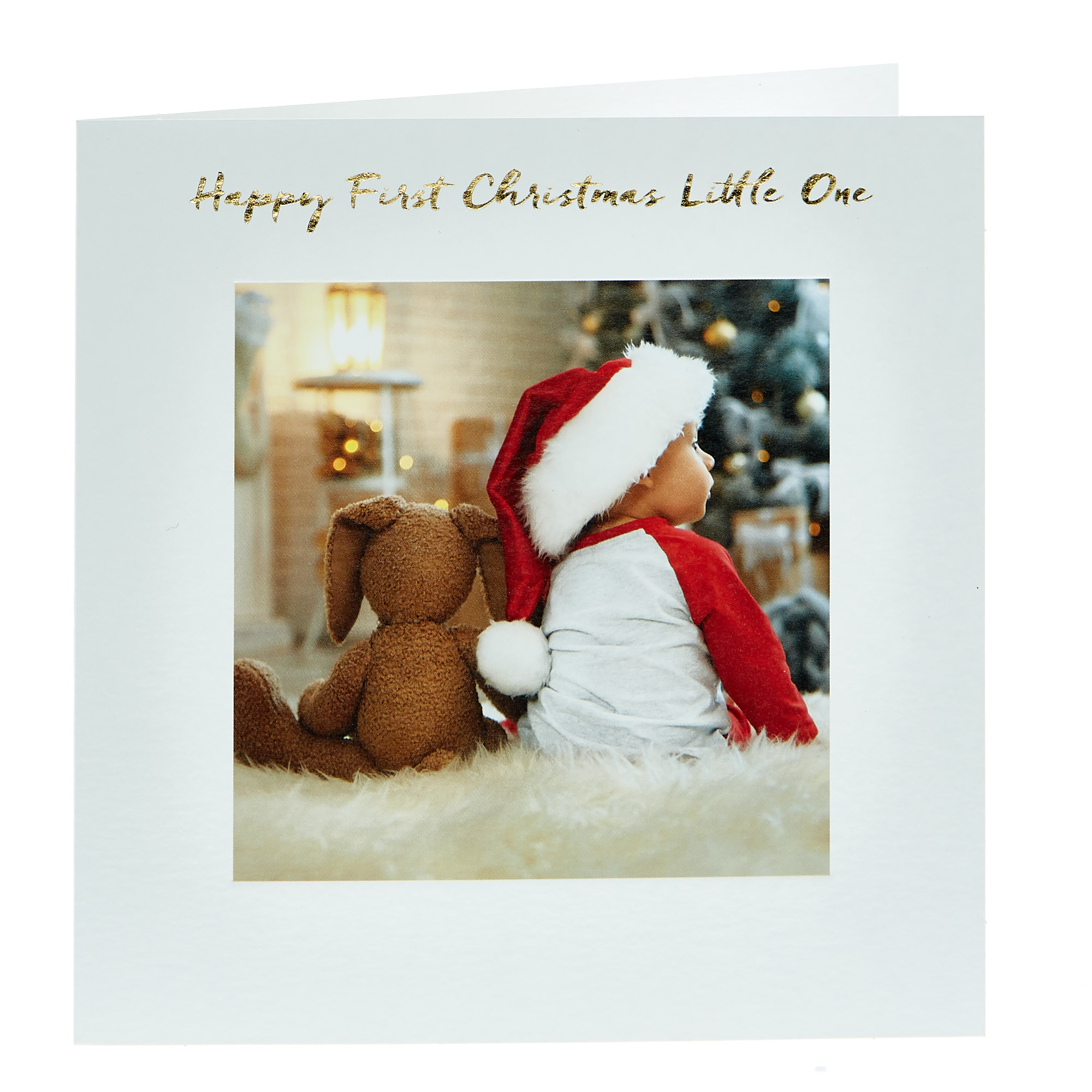 Baby's 1st Christmas Card - Little One 