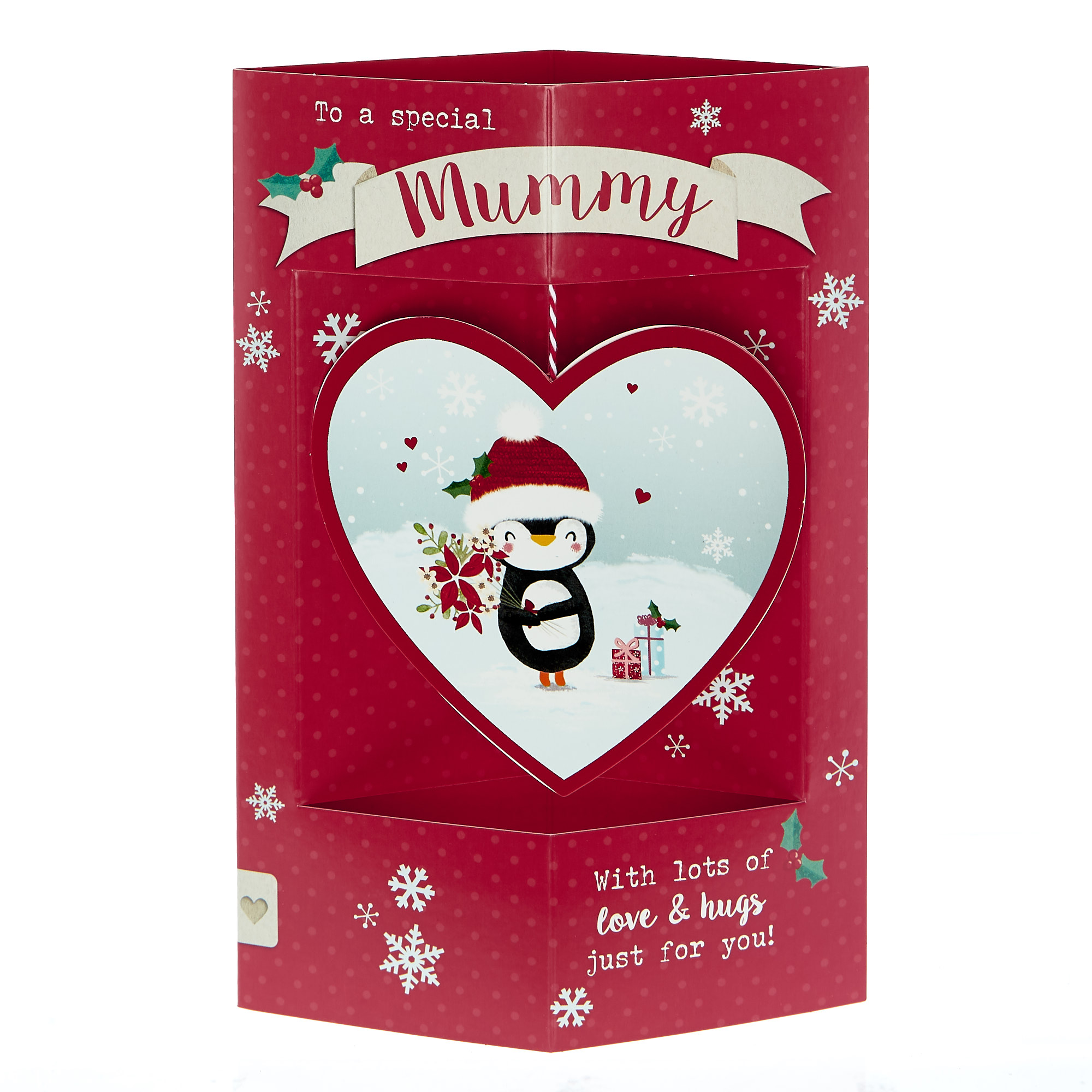 3D Christmas Card - To A Special Mummy