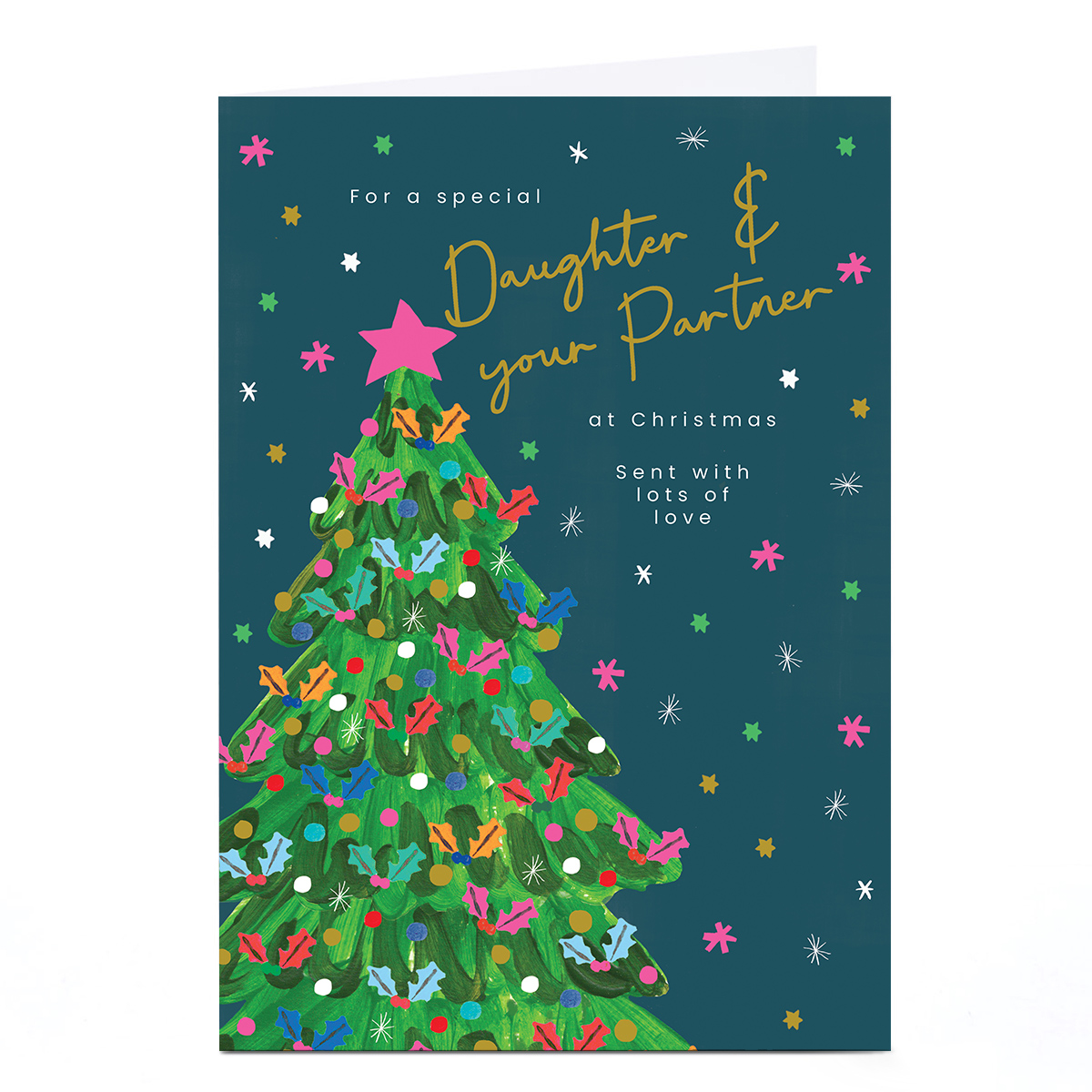 Christmas Card - For A Special Daughter & Your Partner