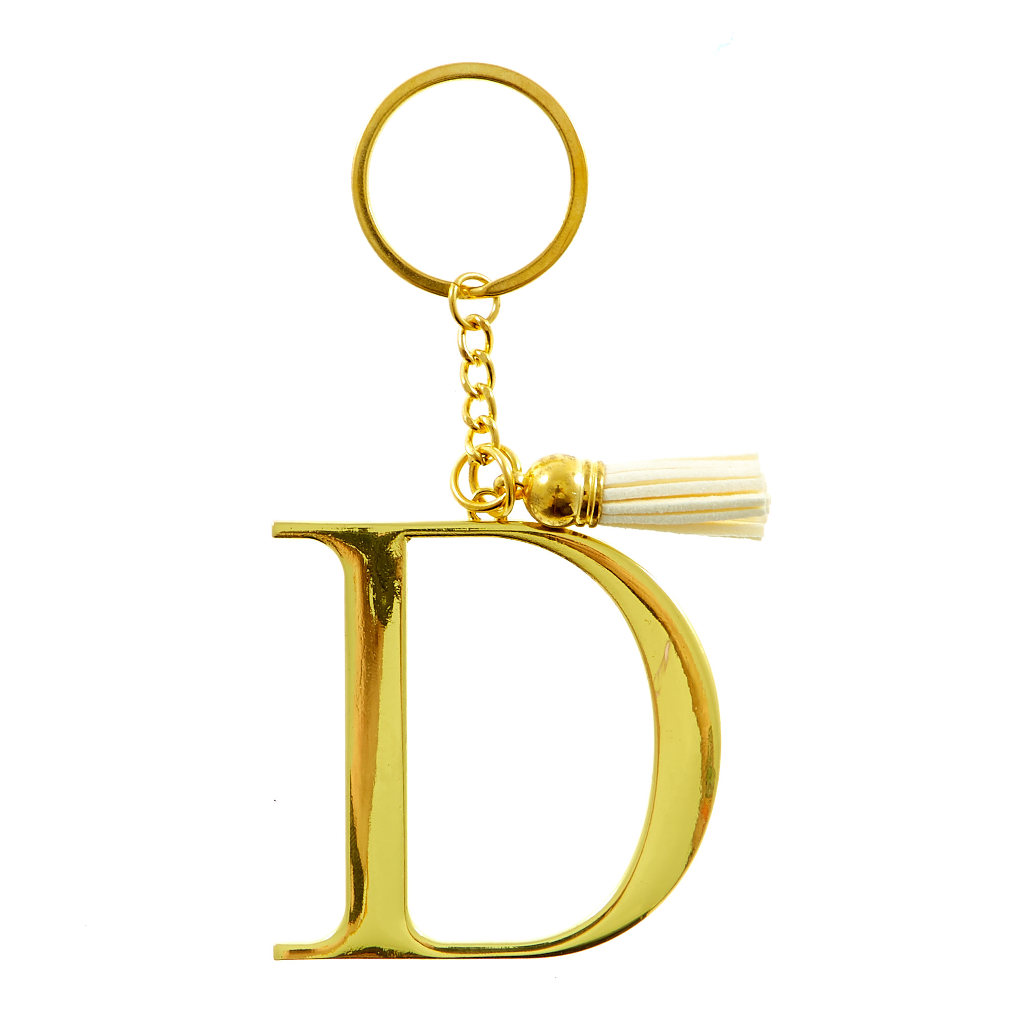 Letter D Key Ring