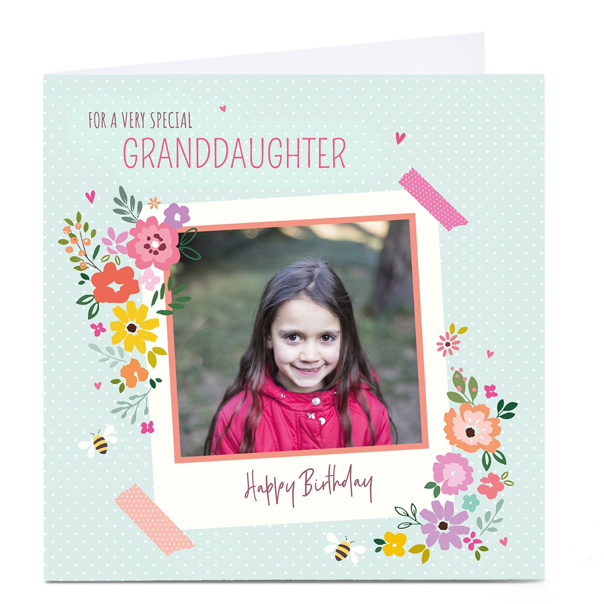 Photo Nikki Upsher Birthday Card - Granddaughter